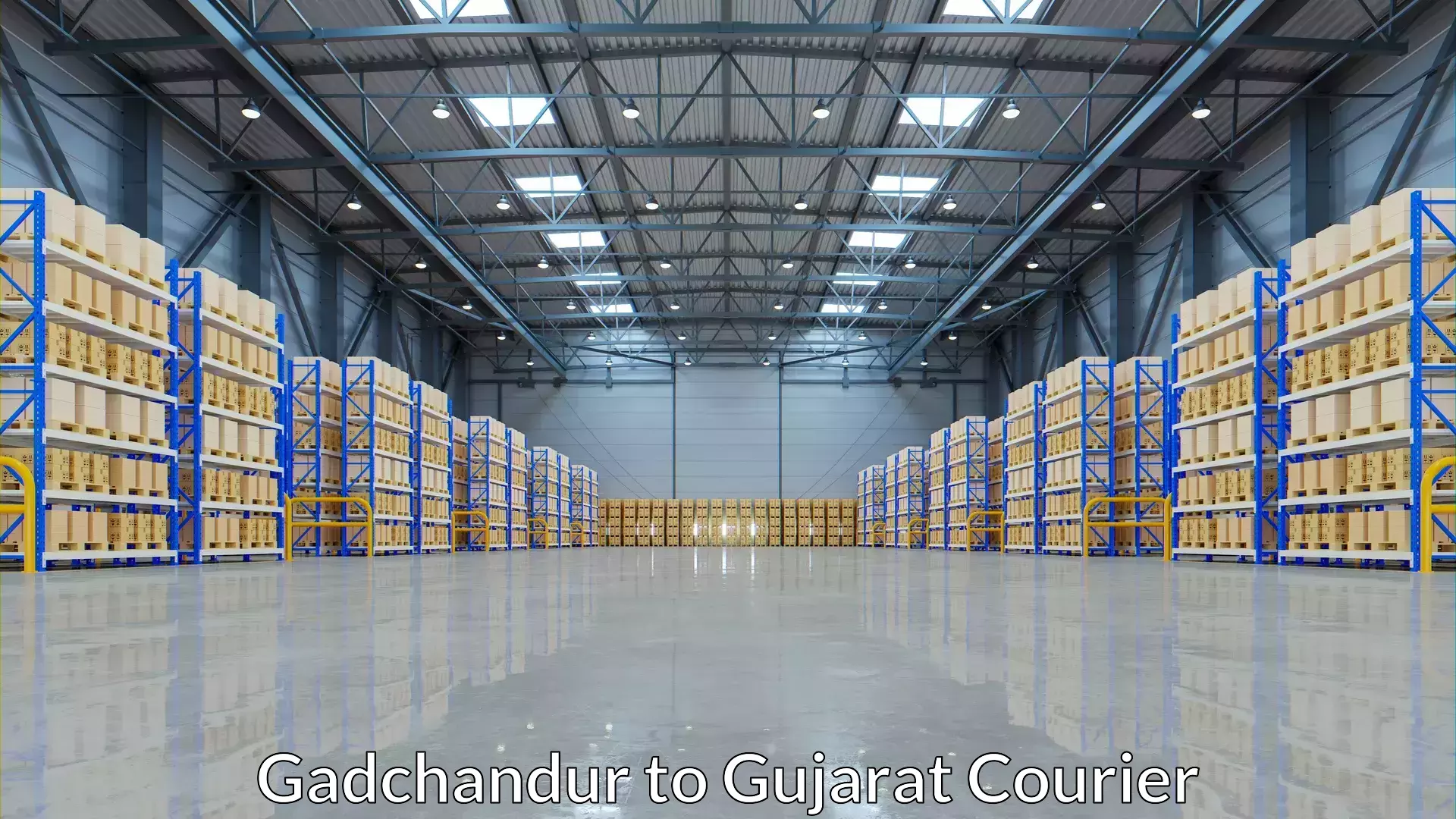 Professional courier handling Gadchandur to Udhana