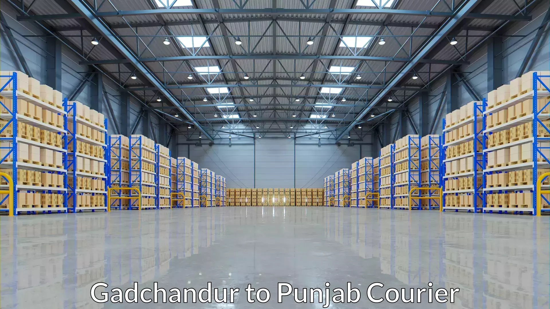 Customizable shipping options Gadchandur to Mukerian