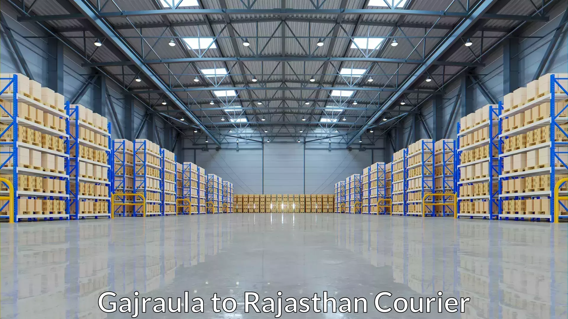 Flexible courier rates Gajraula to Kota