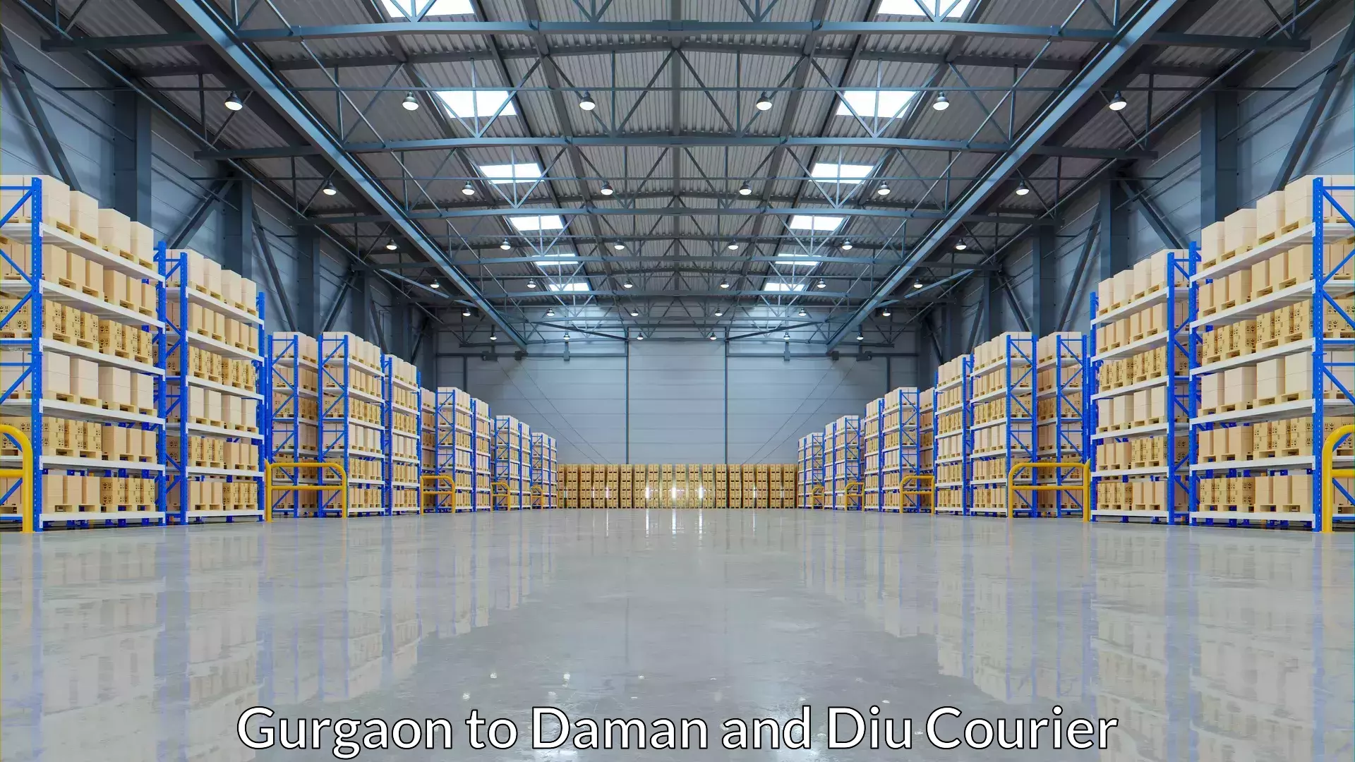 Secure freight services Gurgaon to Diu