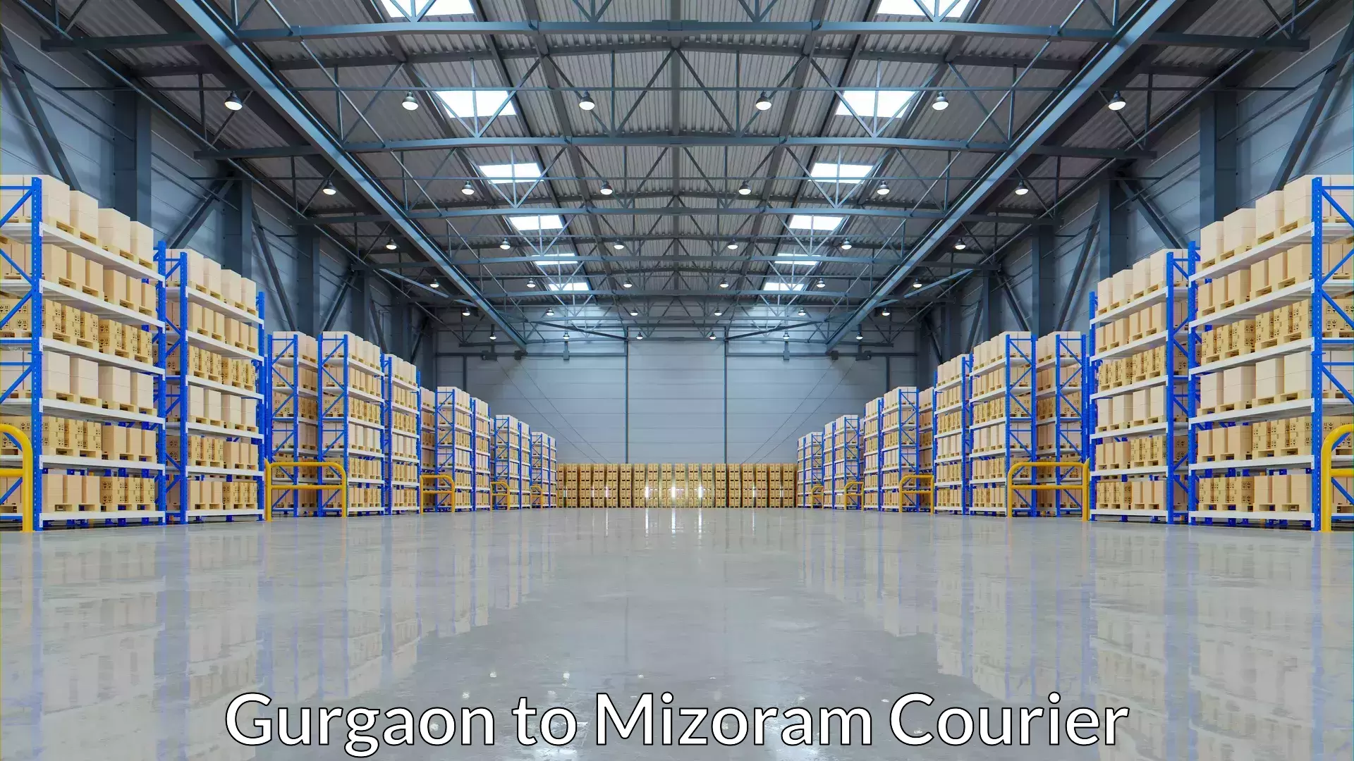 Affordable international shipping in Gurgaon to Mizoram University Aizawl