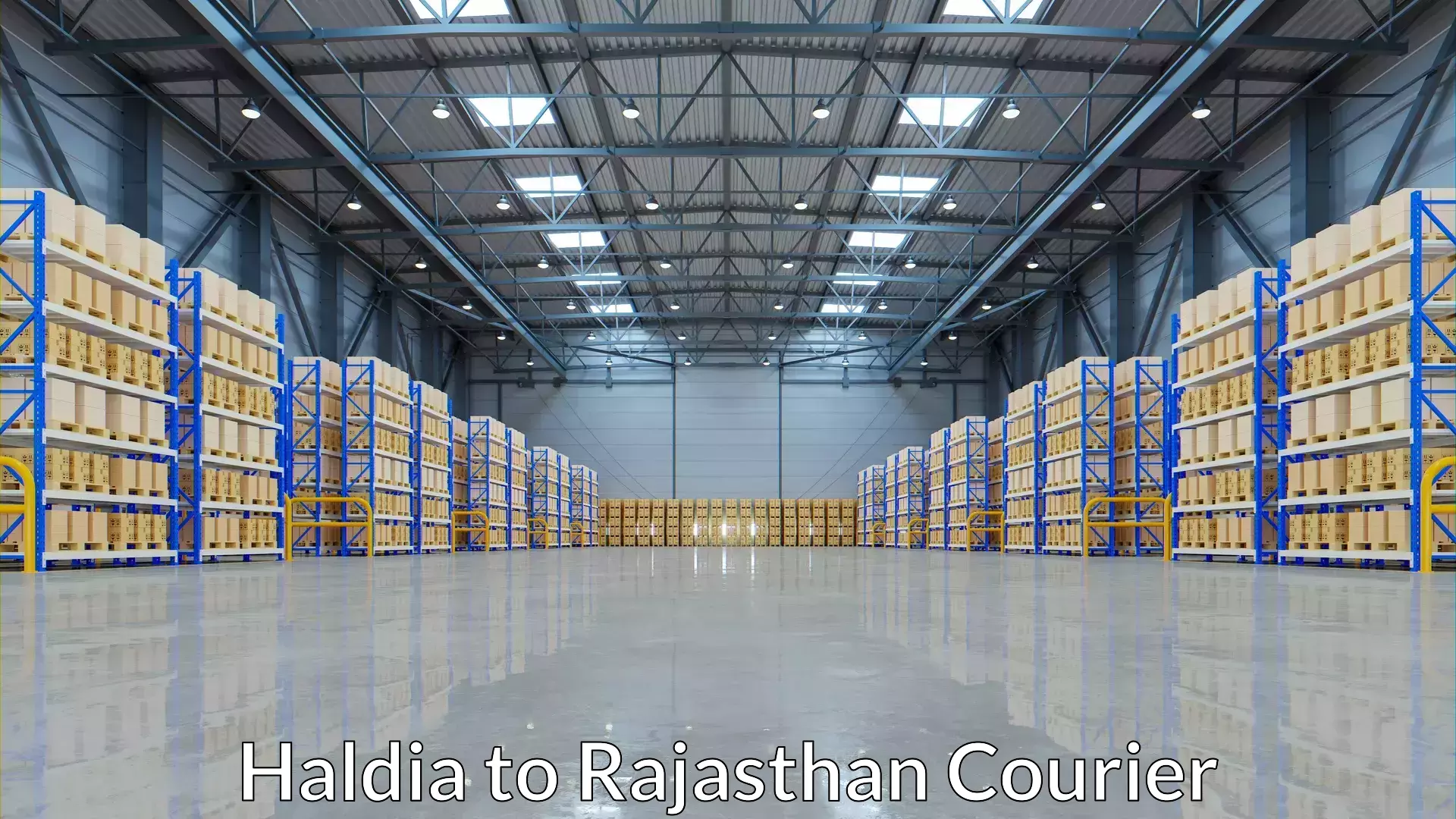 Door-to-door shipment Haldia to Rajasthan