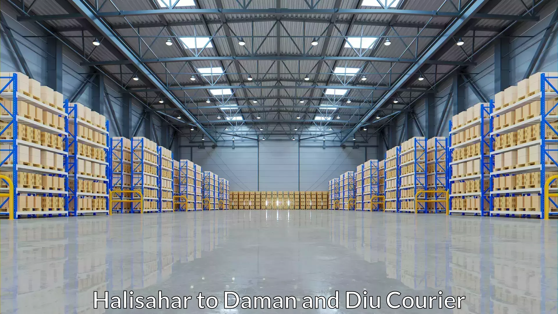 E-commerce fulfillment Halisahar to Diu