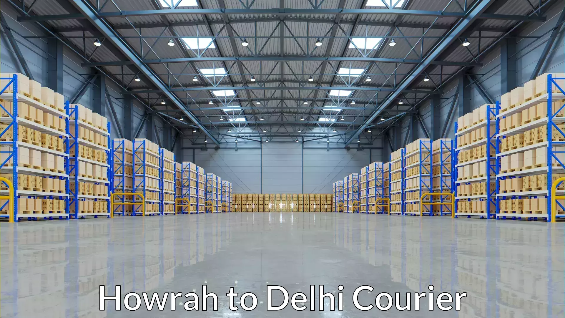 Individual parcel service Howrah to Jawaharlal Nehru University New Delhi