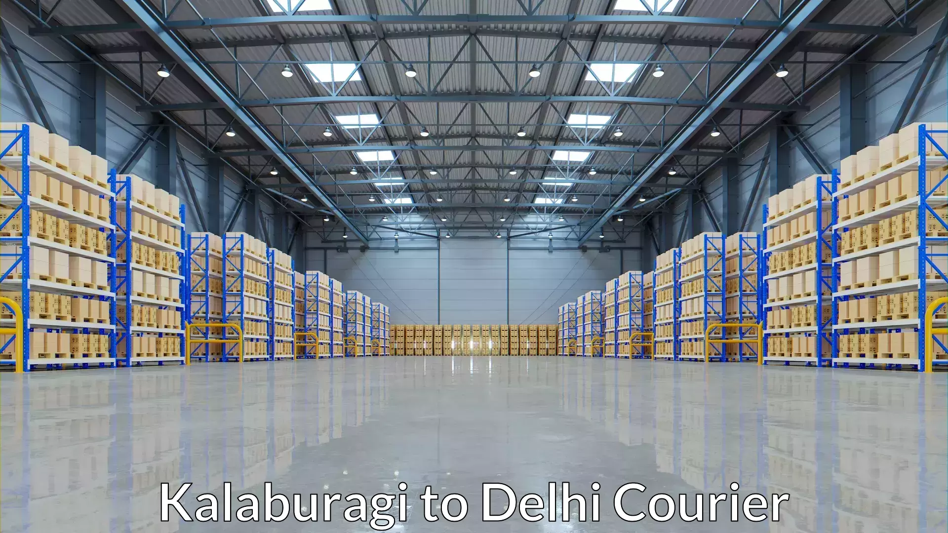 Expedited parcel delivery Kalaburagi to NIT Delhi