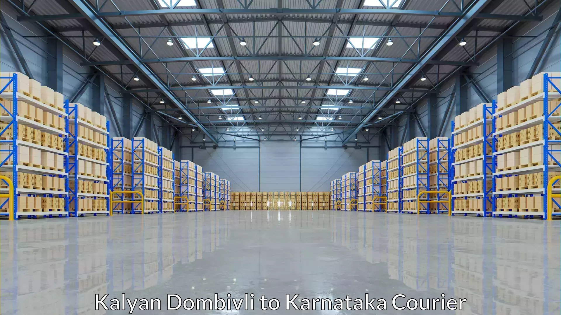 Global parcel delivery Kalyan Dombivli to Chamarajanagar