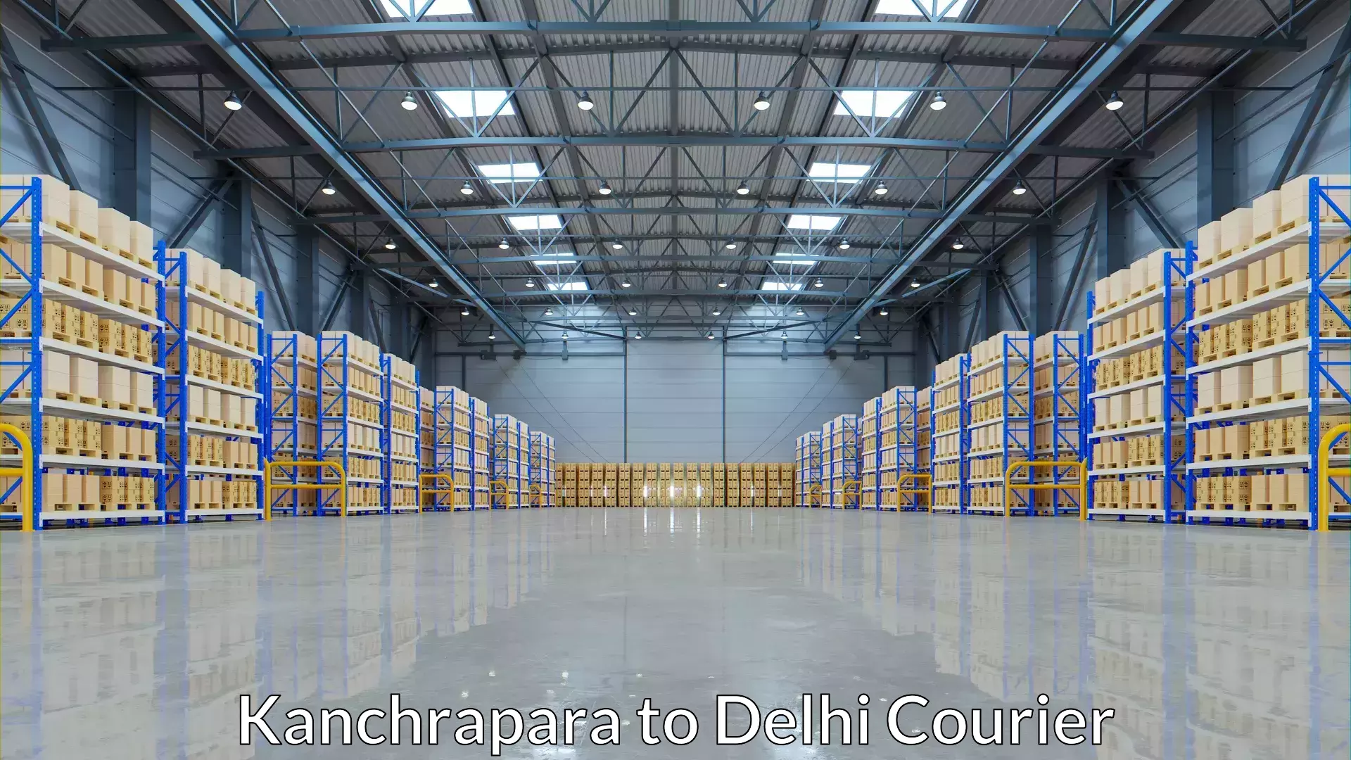 Round-the-clock parcel delivery Kanchrapara to Delhi