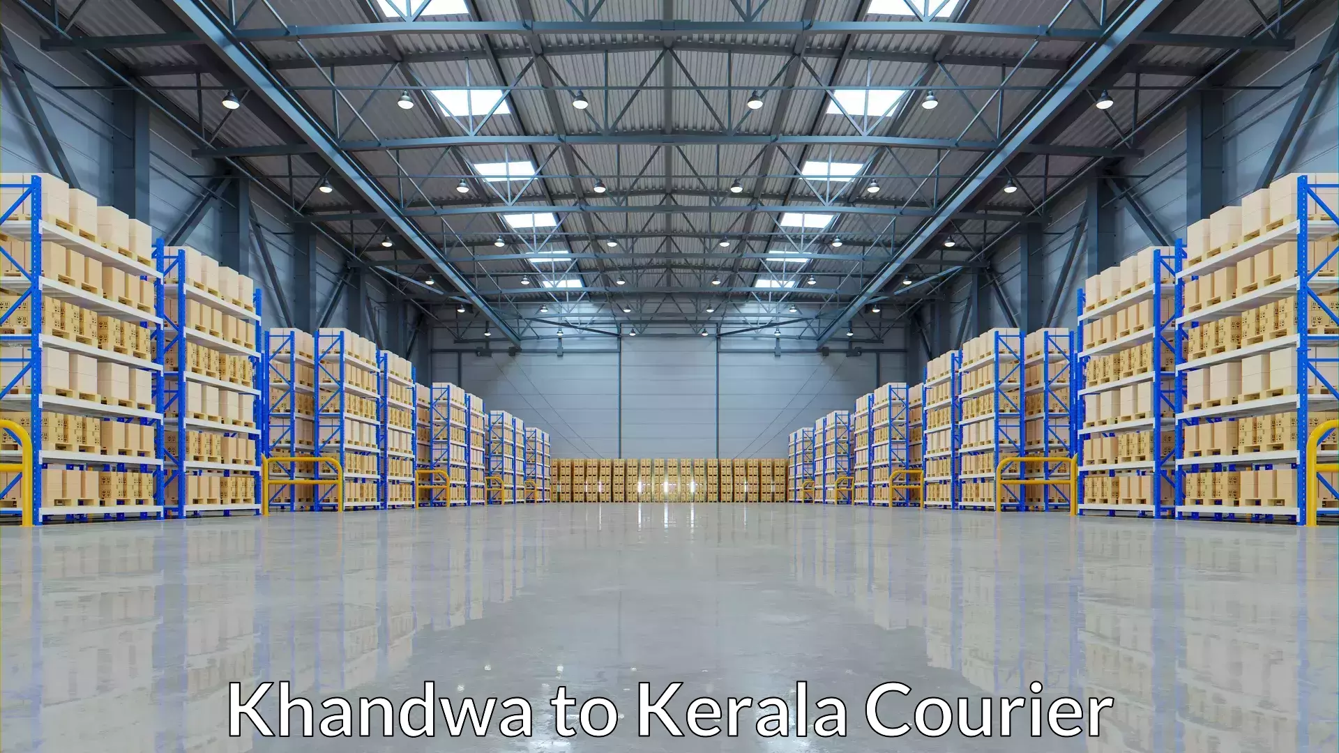 Domestic courier Khandwa to Poojapura