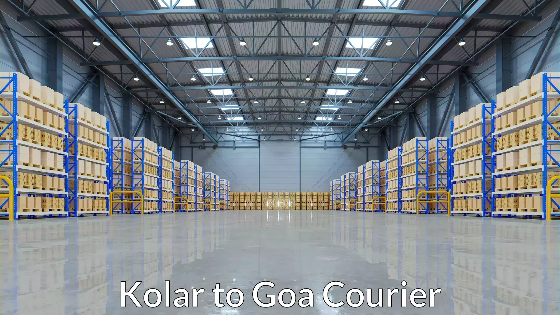 Courier tracking online Kolar to Mormugao Port