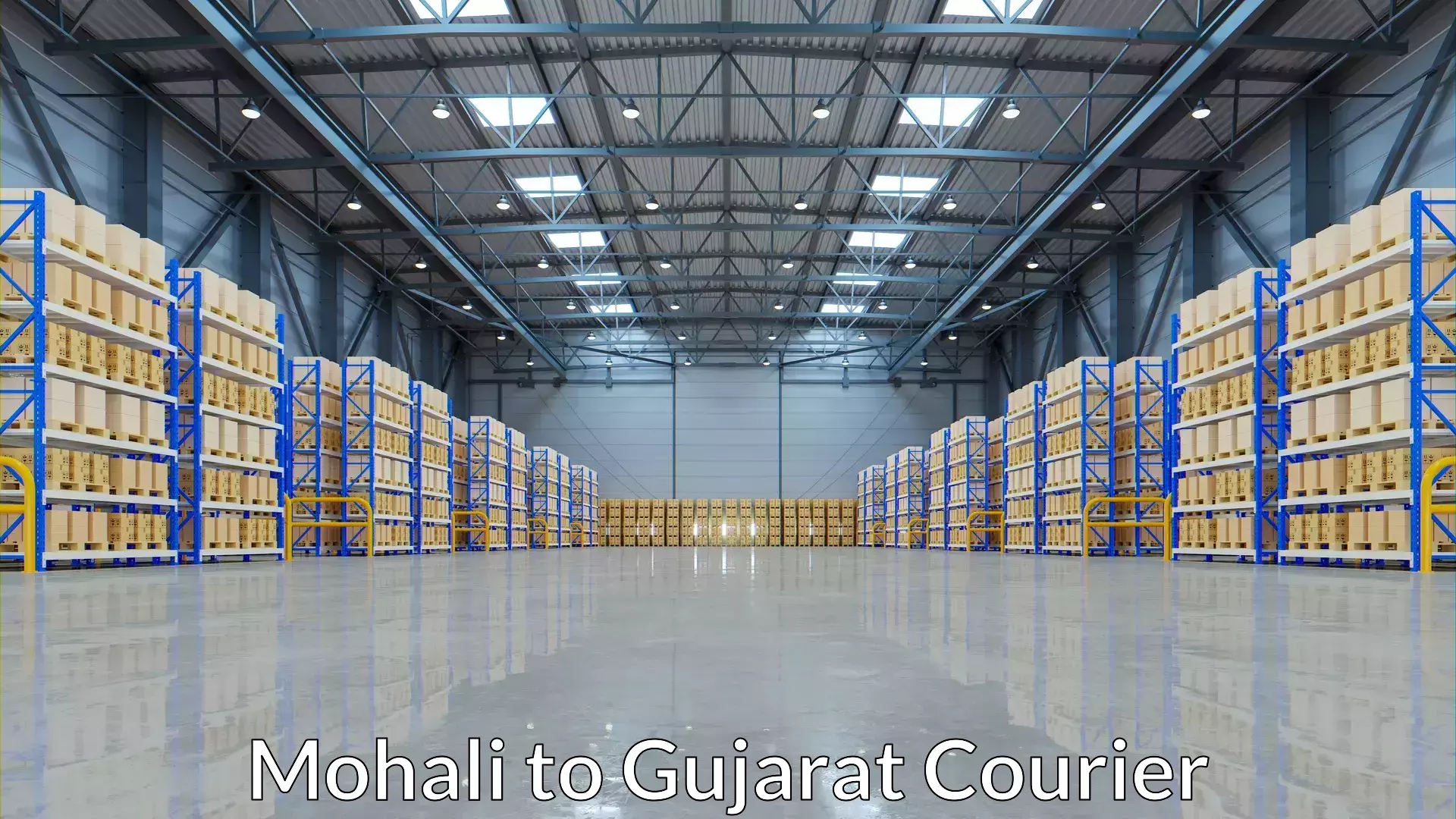 Modern courier technology Mohali to Kandla Port