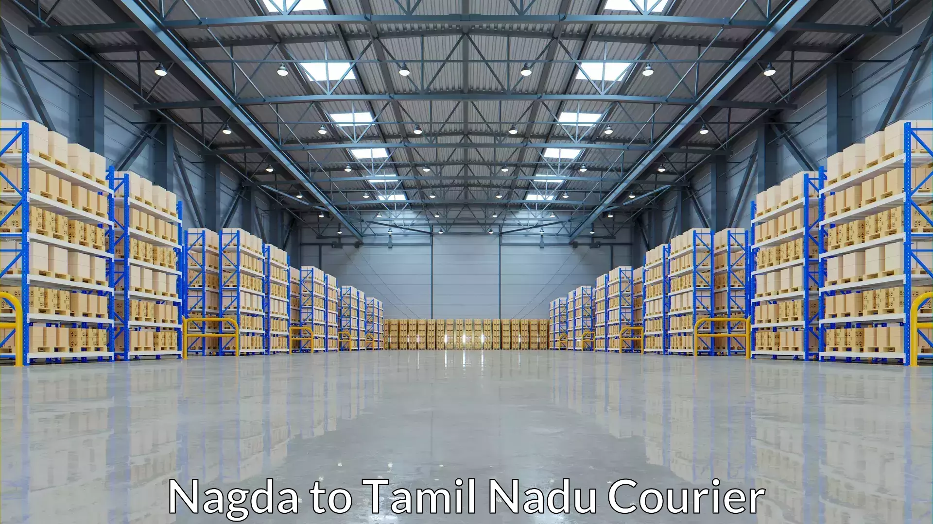 Express courier capabilities Nagda to Arasaradi