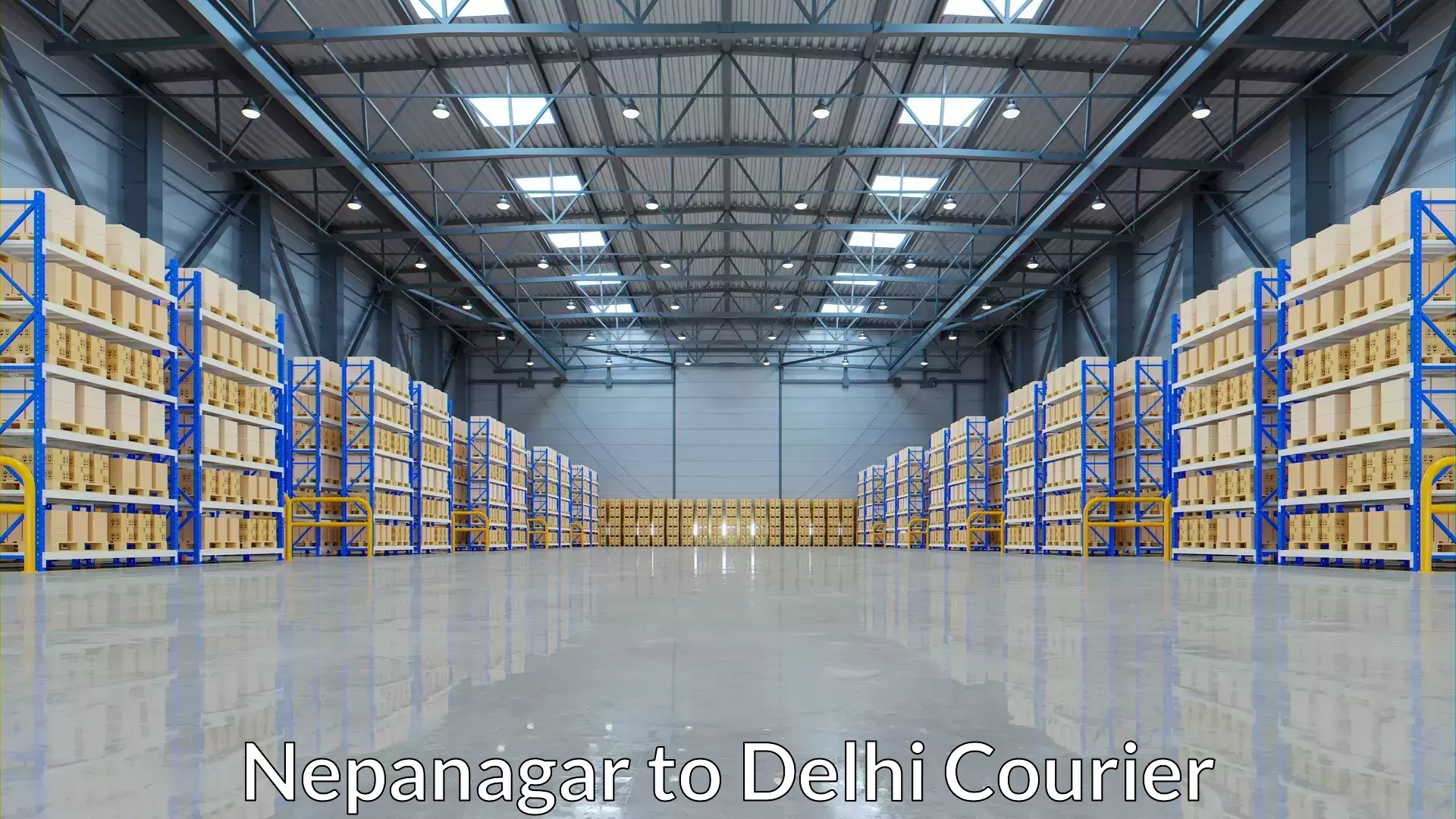 Nationwide delivery network Nepanagar to East Delhi