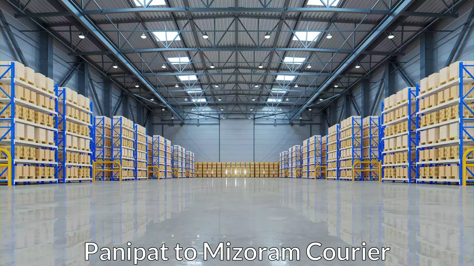 Express package handling Panipat to Mizoram