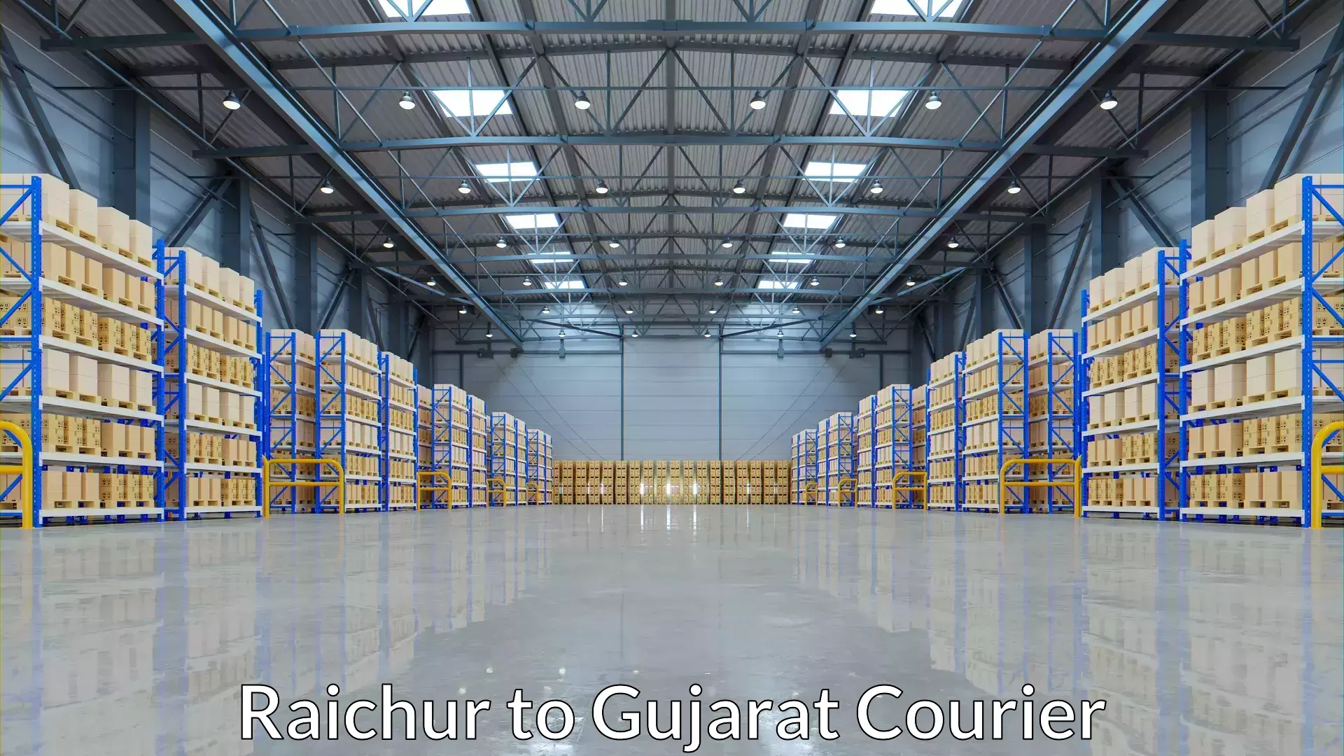 Customizable shipping options Raichur to Girgadhada