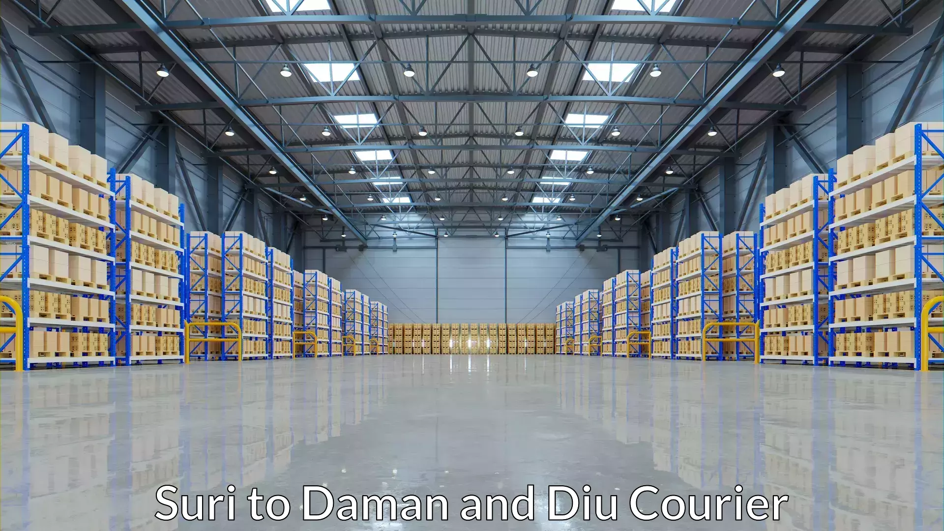 Global delivery options Suri to Daman and Diu