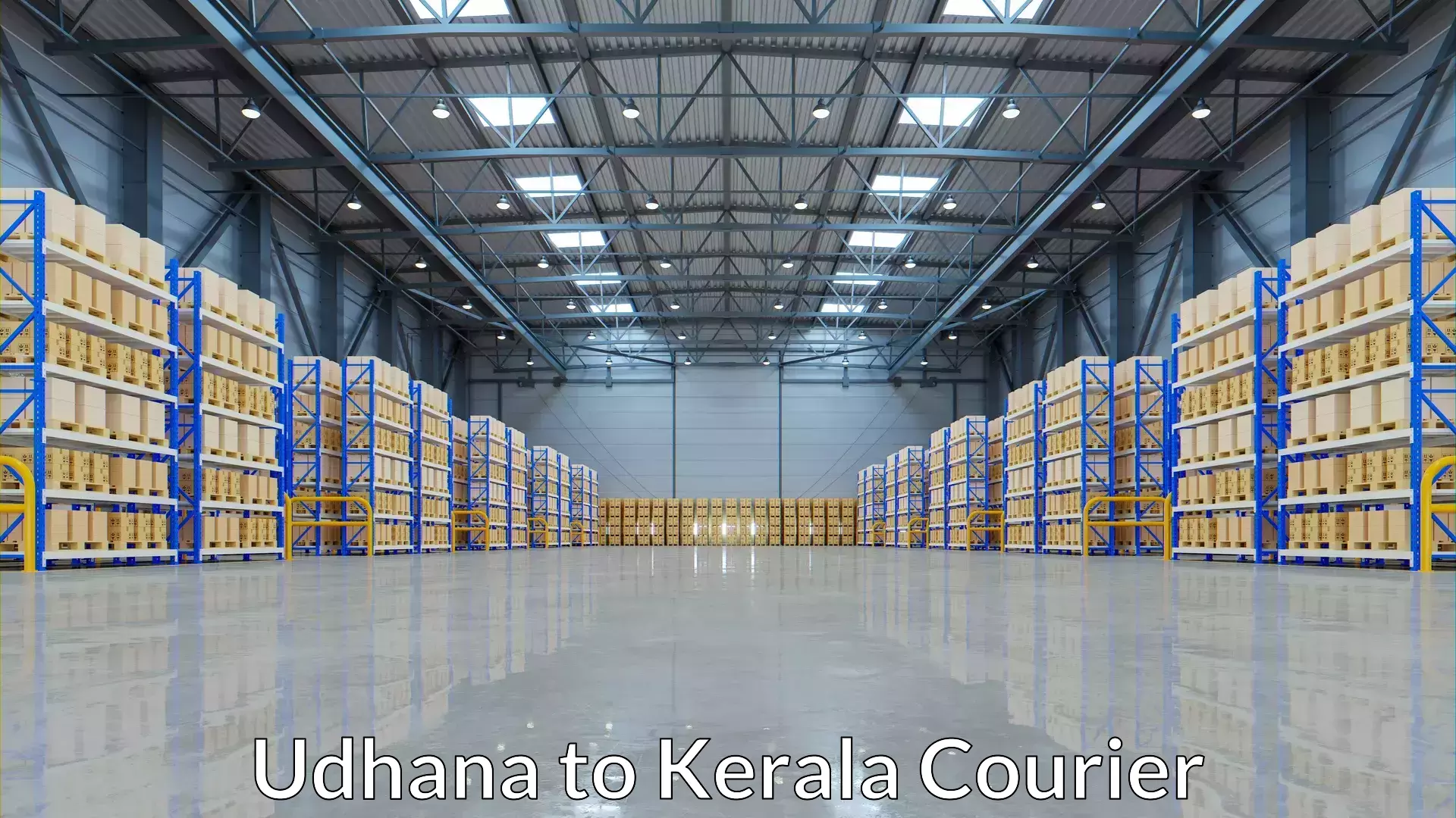 User-friendly courier app Udhana to Vadakkencherry