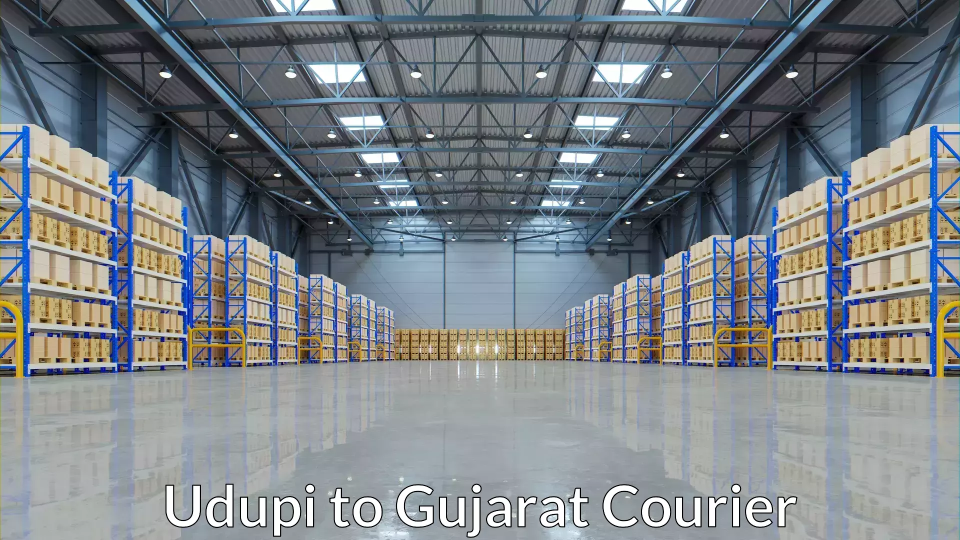 Pharmaceutical courier Udupi to Gujarat