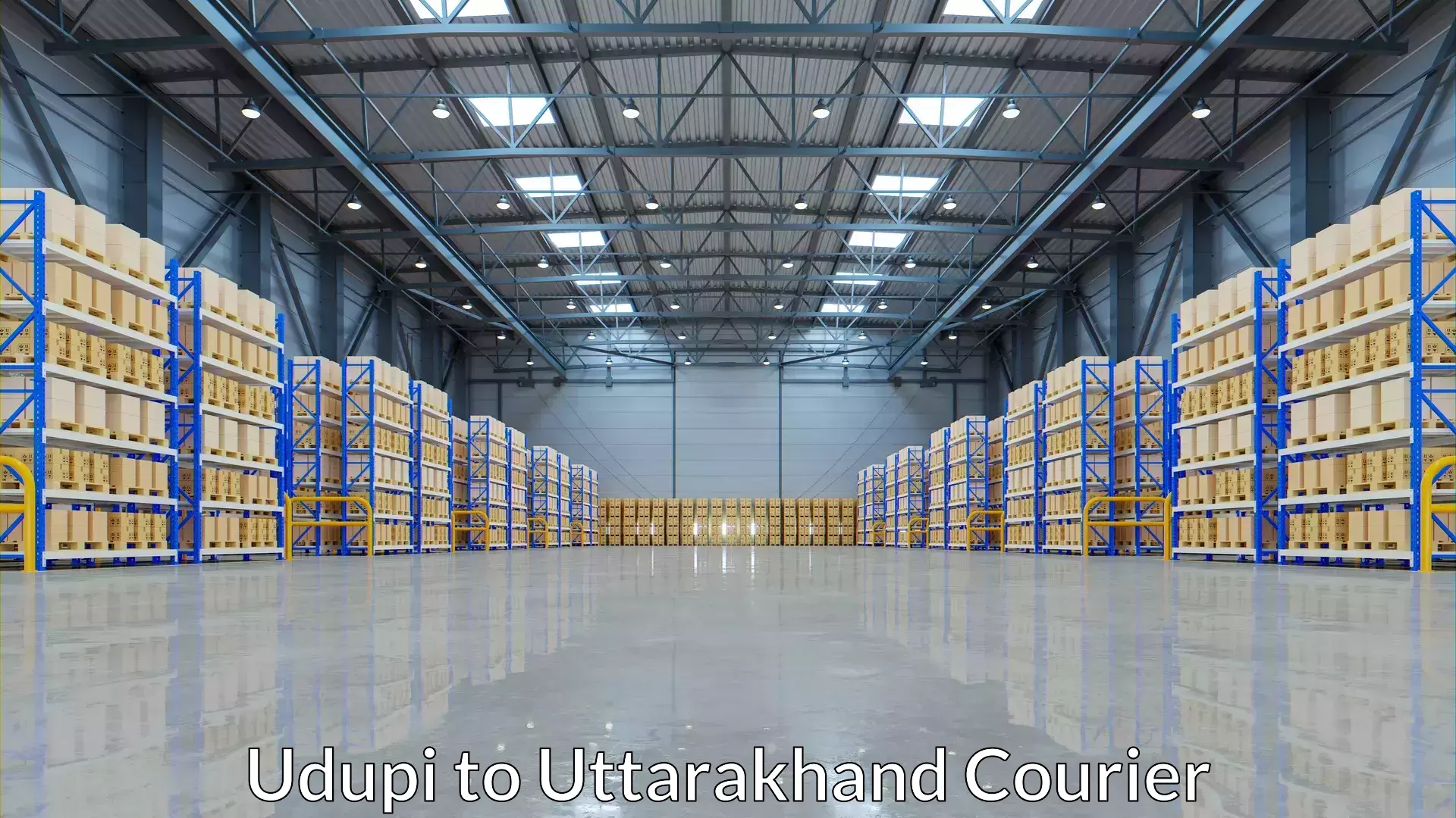 24/7 courier service Udupi to Uttarakhand