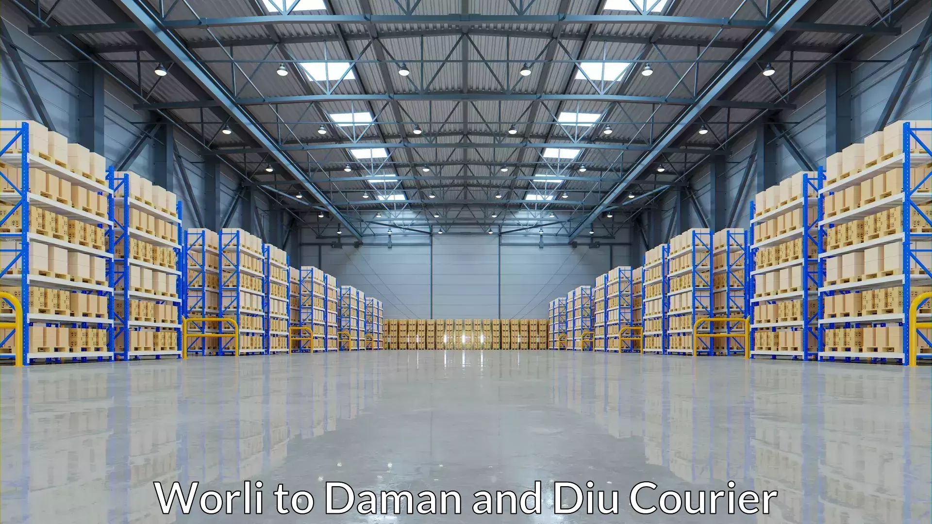 Smart courier technologies Worli to Daman and Diu