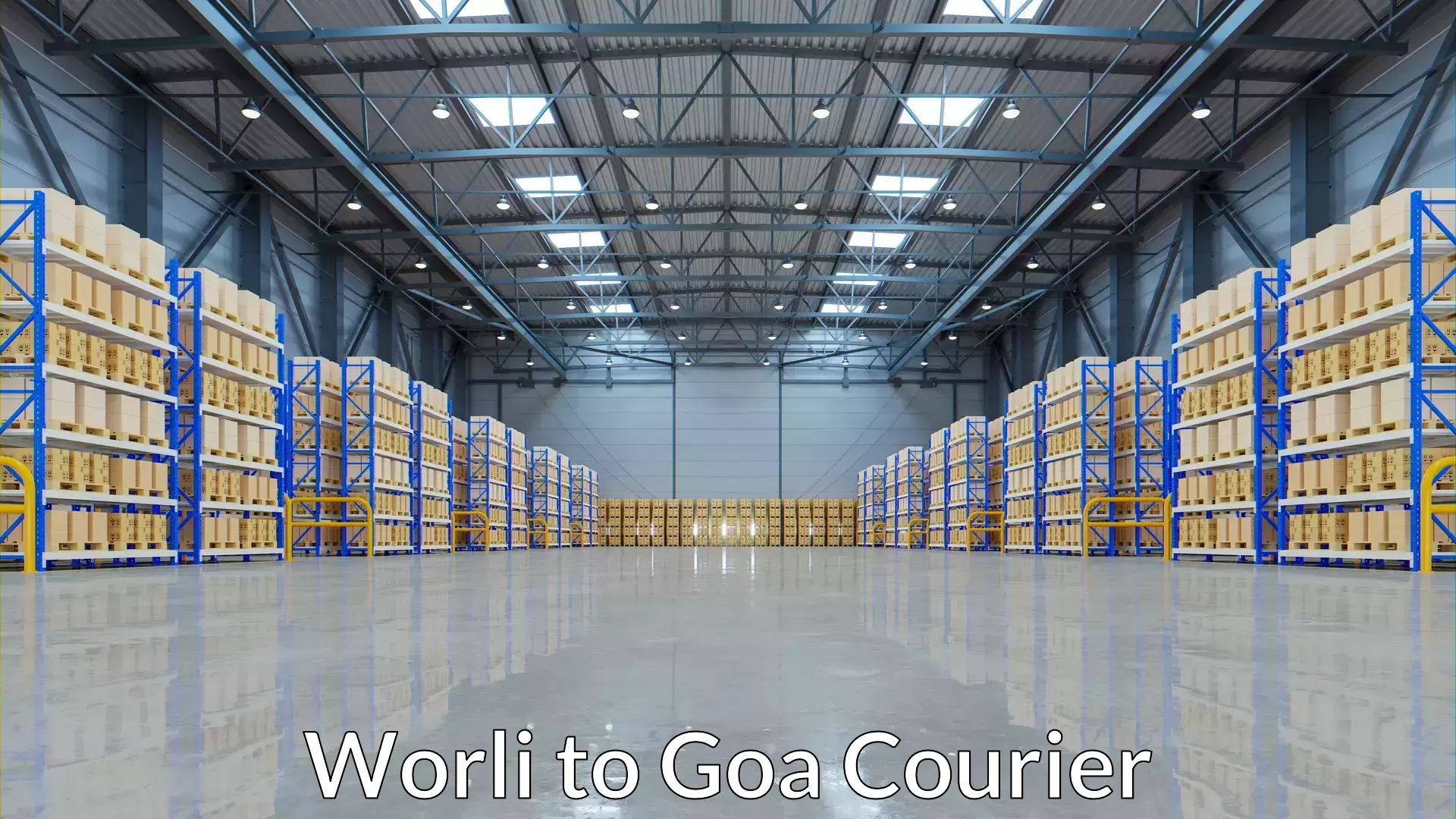 Courier rate comparison Worli to Goa