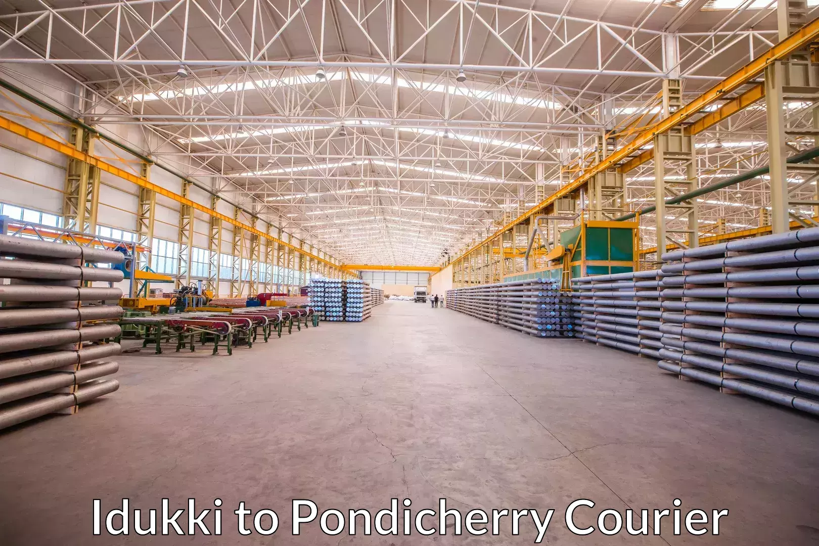 Professional courier services Idukki to Pondicherry University