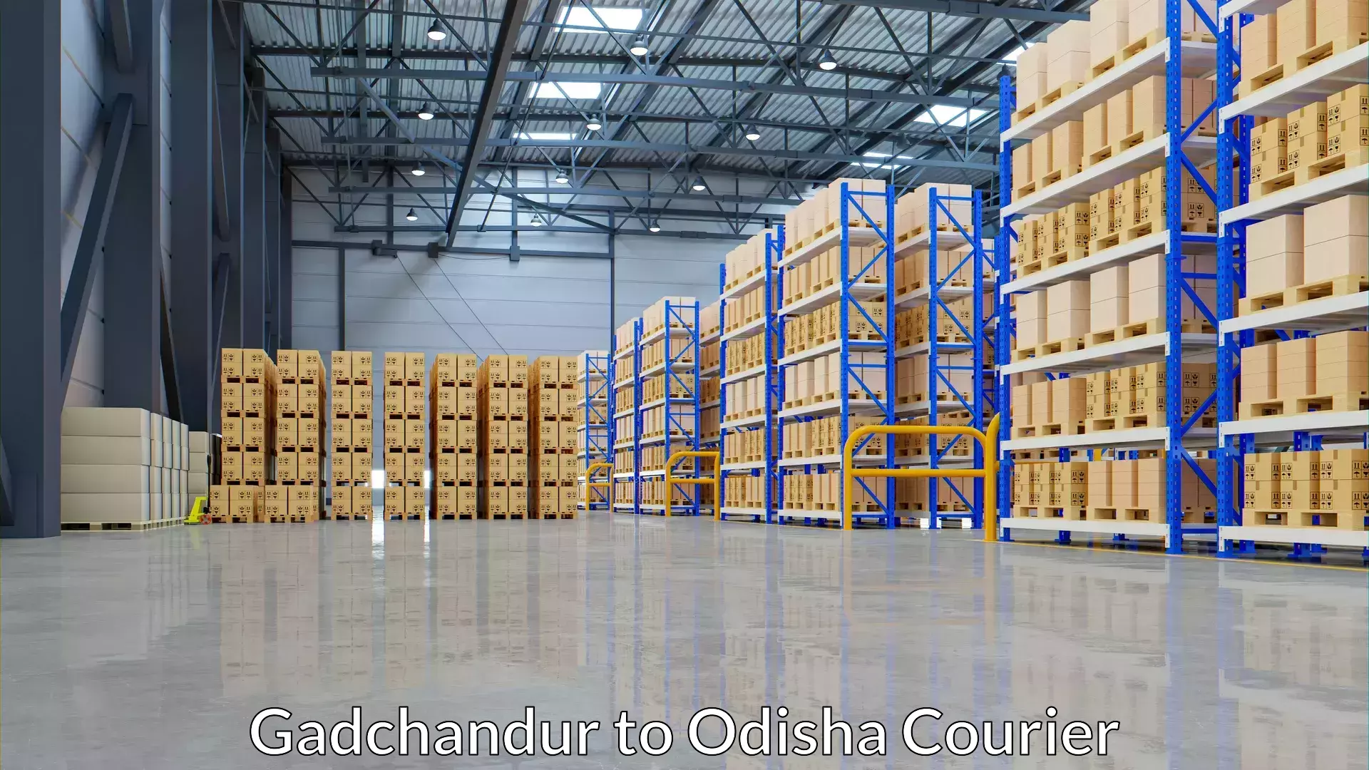 Door-to-door freight service Gadchandur to Asika