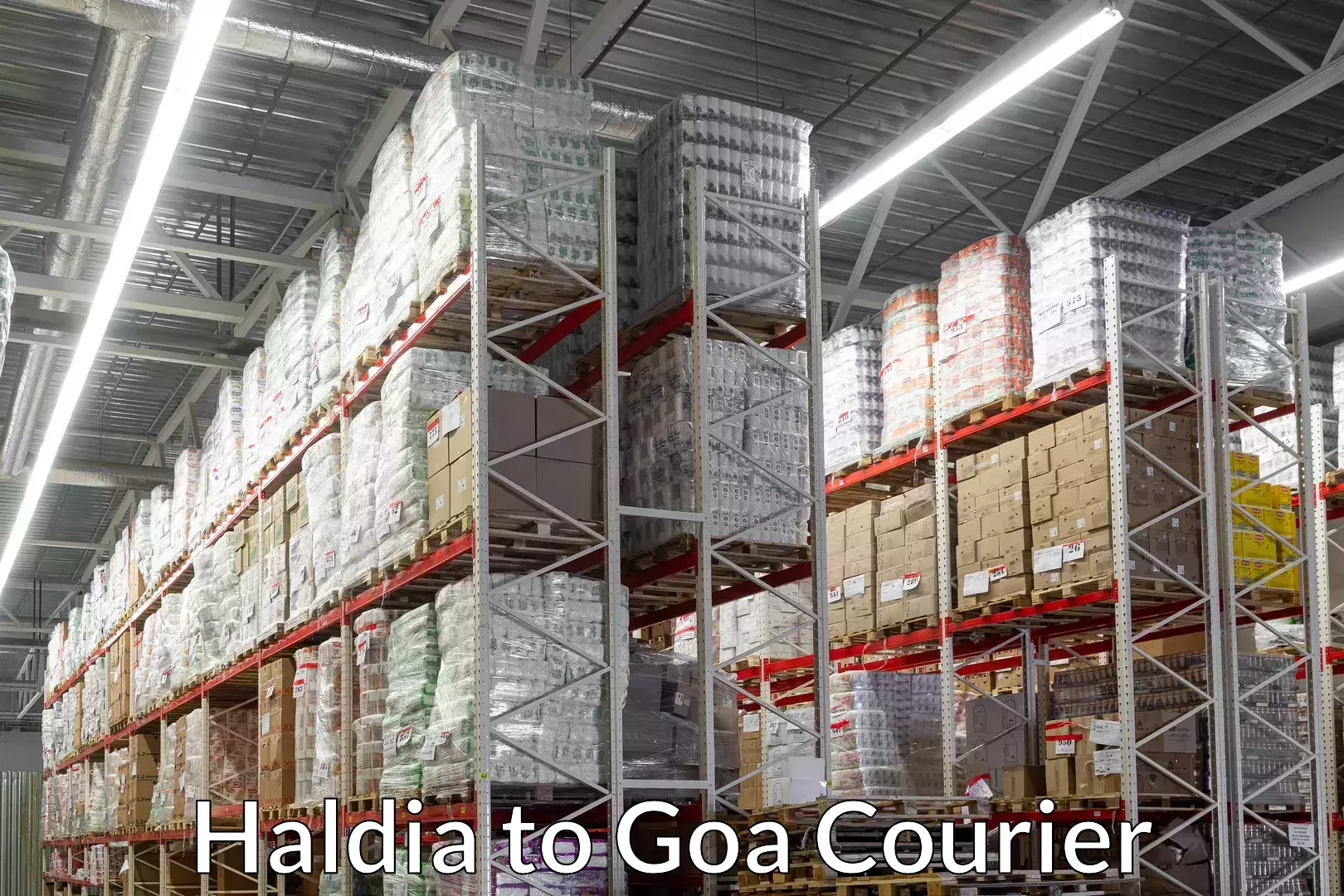 High-priority parcel service Haldia to Bardez