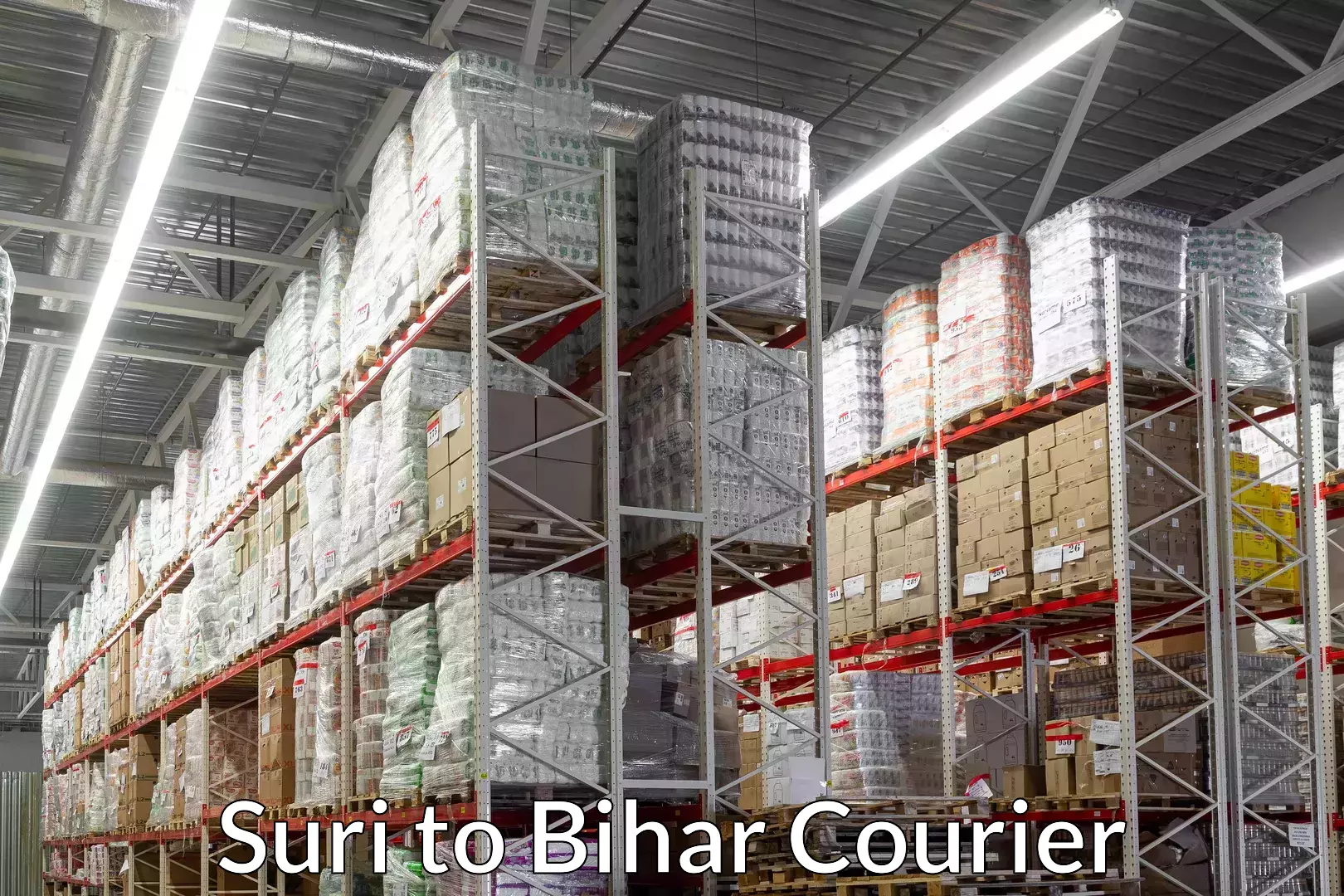 Dynamic courier operations Suri to Goh Aurangabad