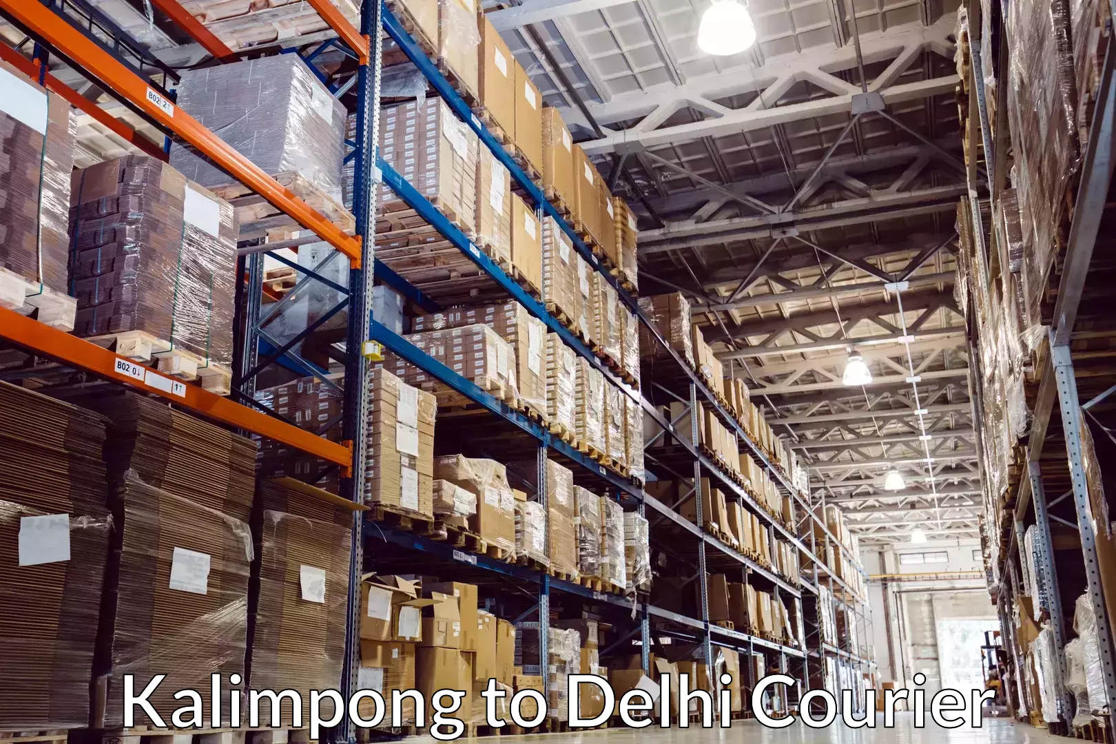 Full-service courier options Kalimpong to Jawaharlal Nehru University New Delhi