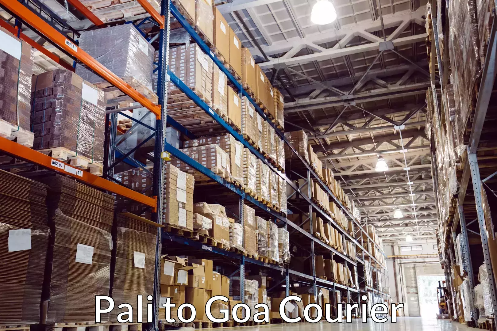 Courier services Pali to Goa