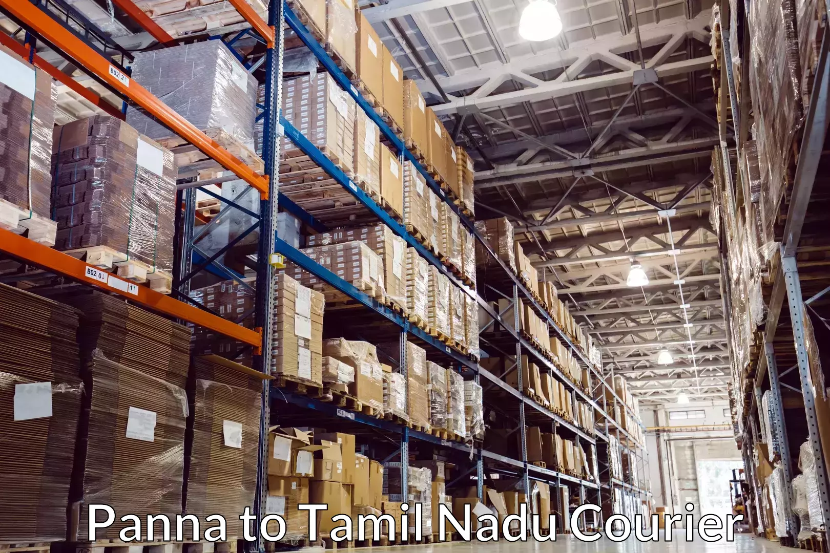 International courier networks Panna to Mettupalayam