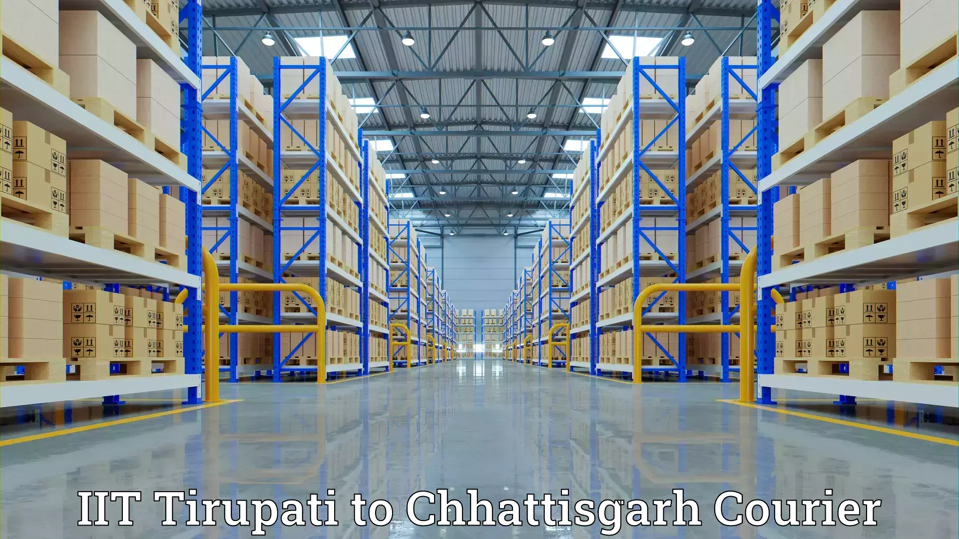 Dependable moving services IIT Tirupati to Bijapur Chhattisgarh