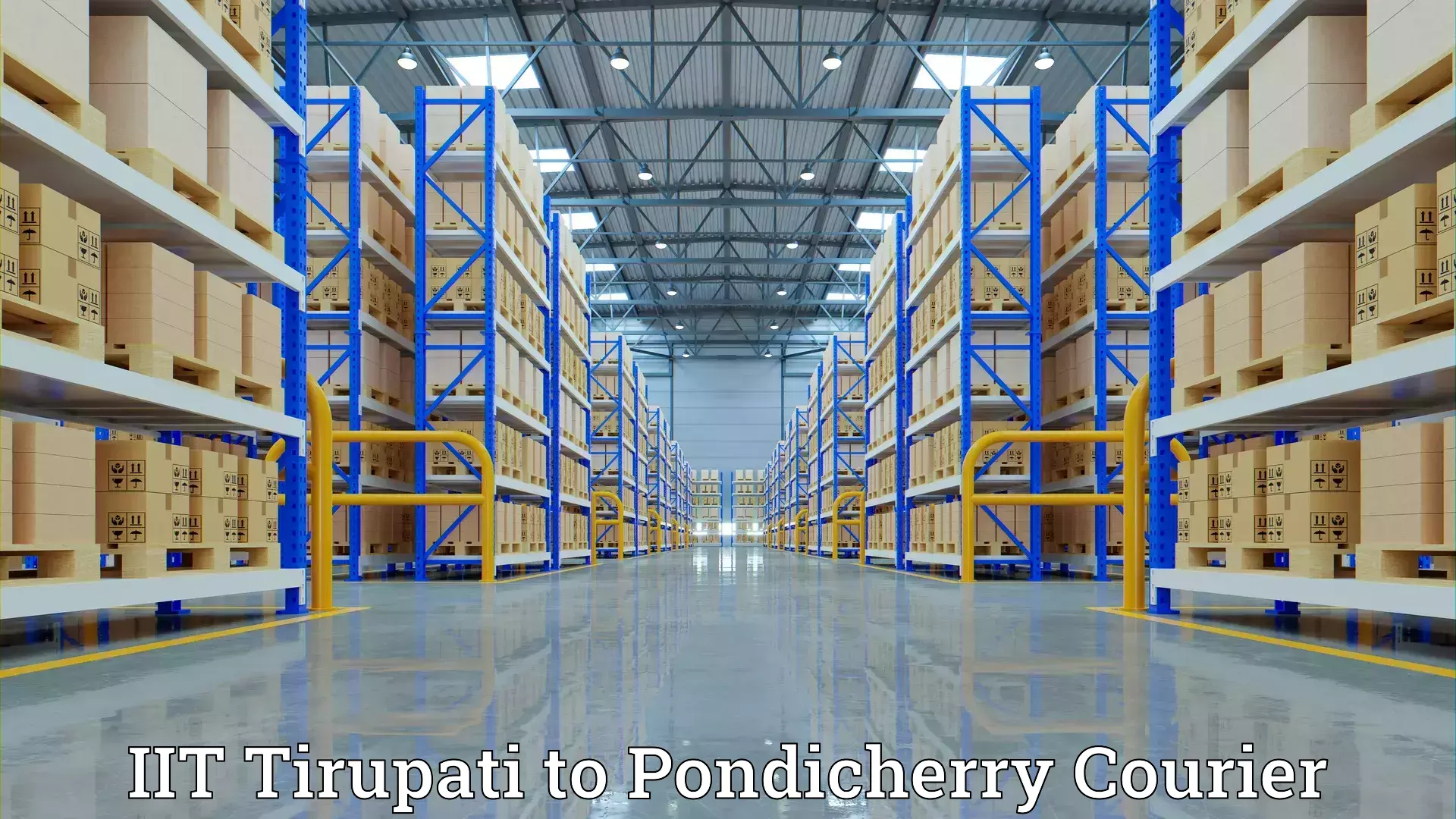 Custom moving and storage IIT Tirupati to Pondicherry University