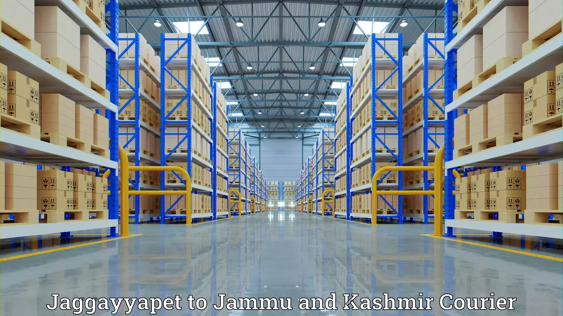 Interstate household moving Jaggayyapet to Jammu and Kashmir