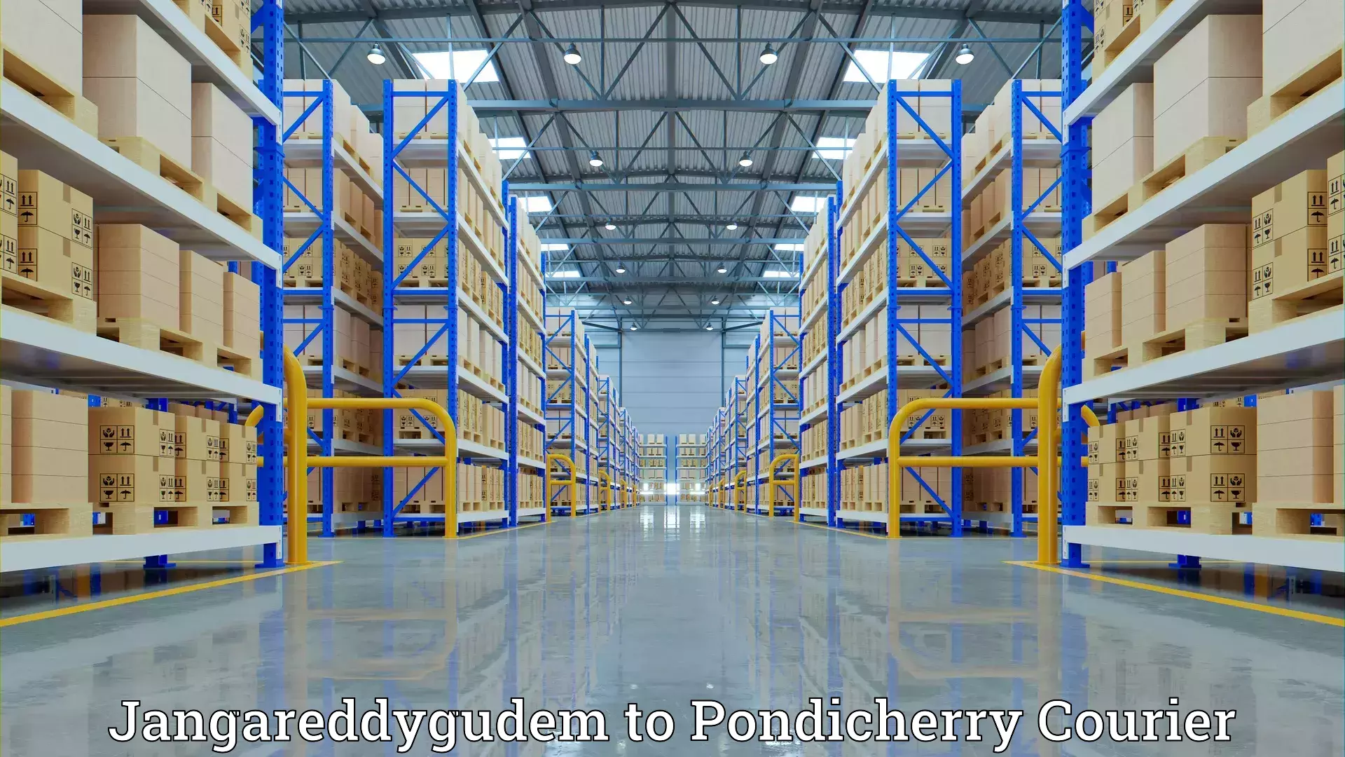 Household goods transport Jangareddygudem to Pondicherry