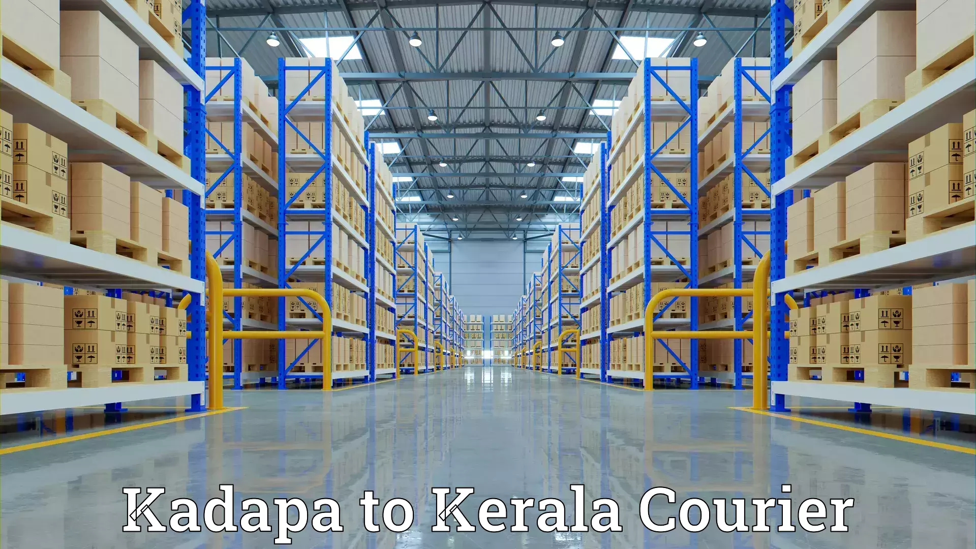 Residential furniture transport Kadapa to Kerala