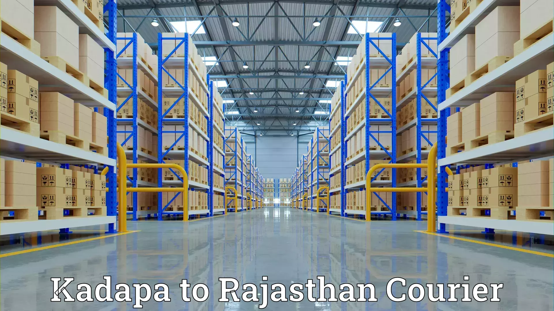 Household goods transport Kadapa to Rajasthan