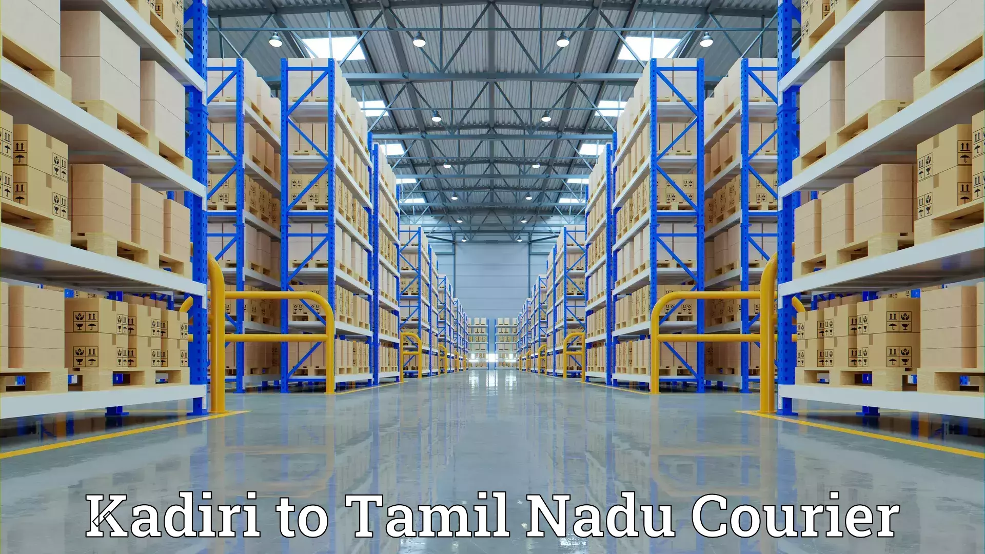 Home shifting services Kadiri to Anna University Chennai