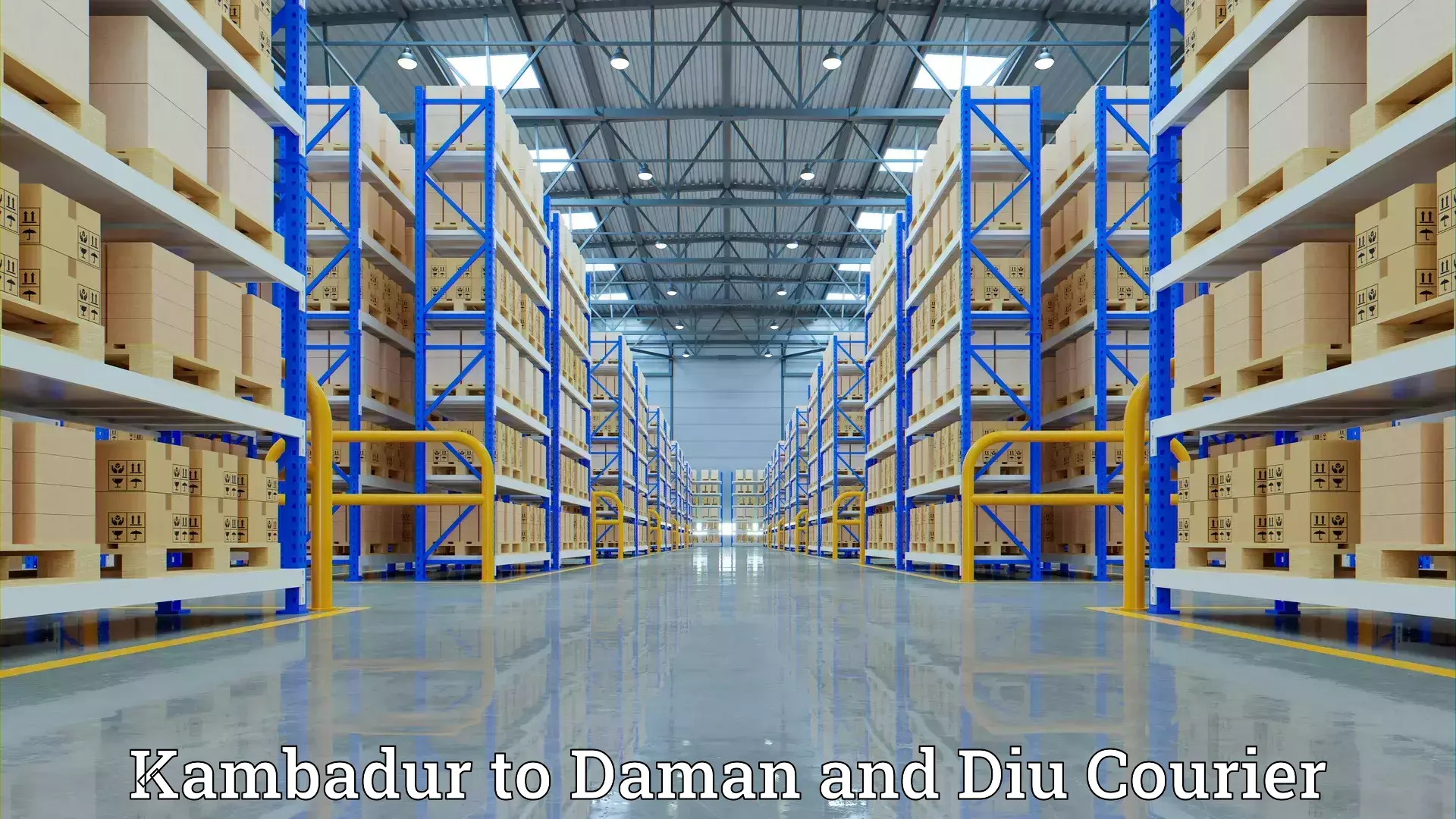 Furniture moving strategies in Kambadur to Daman and Diu