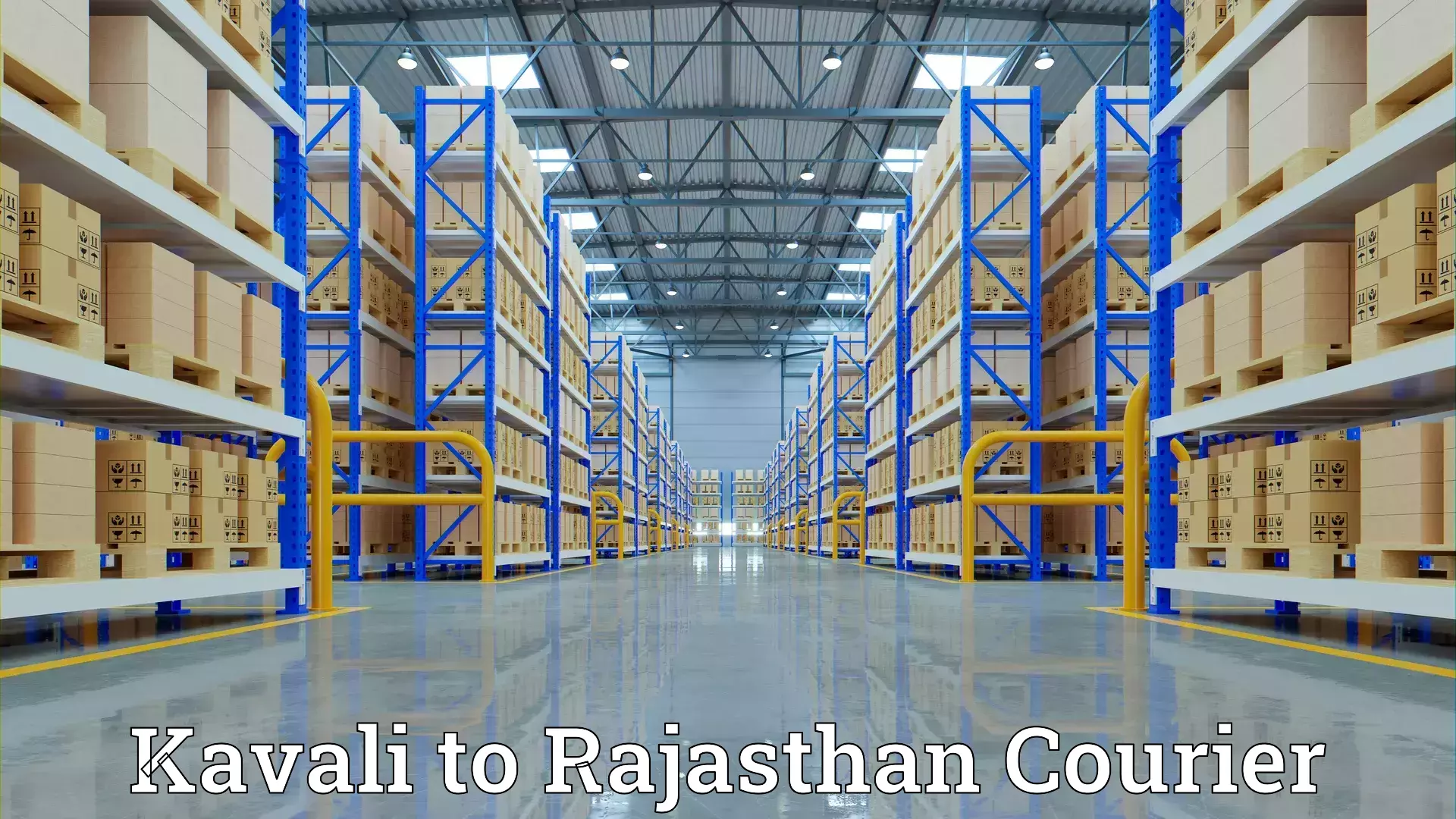 Household goods delivery in Kavali to Rajasthan