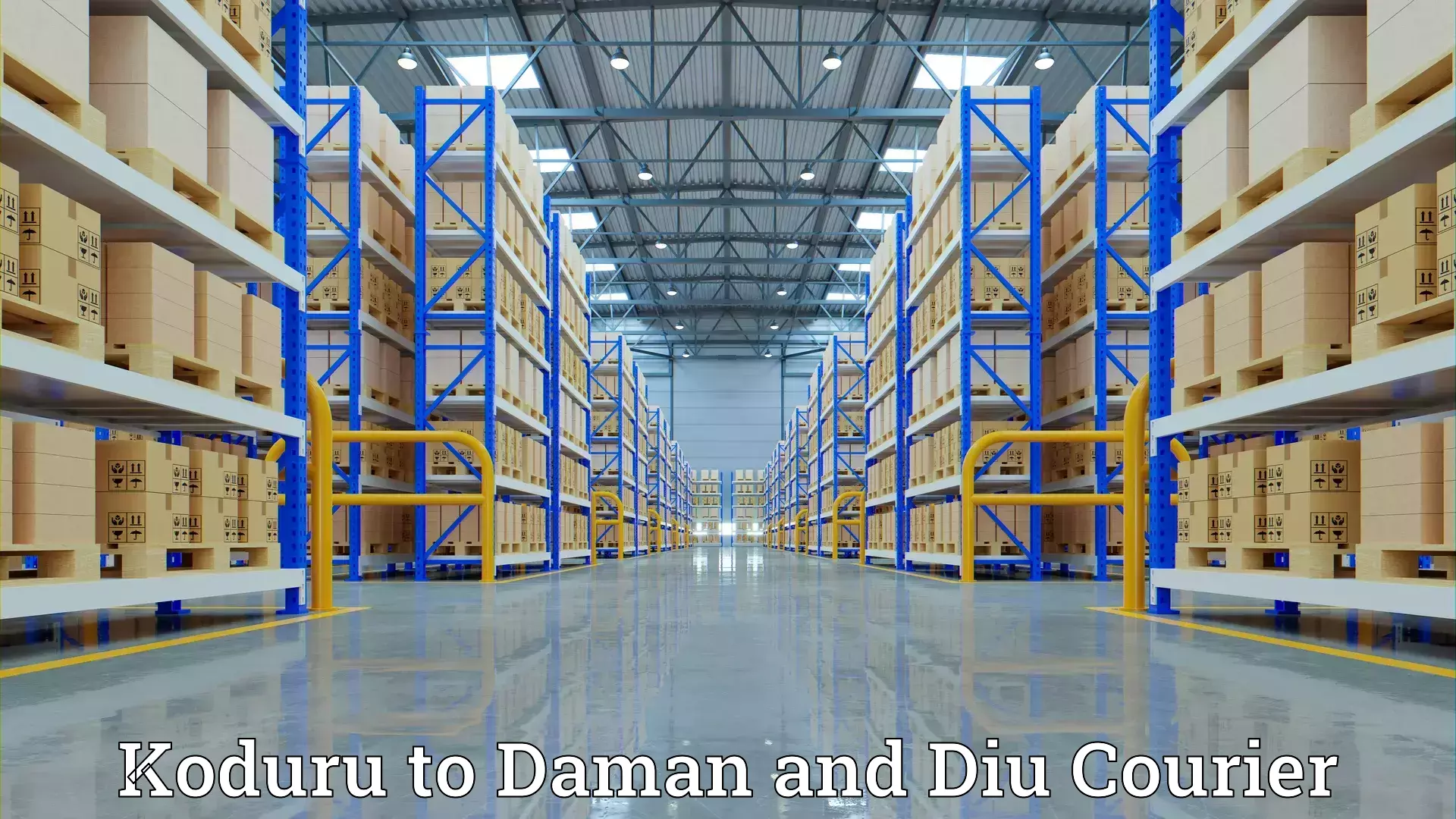 Household moving experts Koduru to Daman and Diu