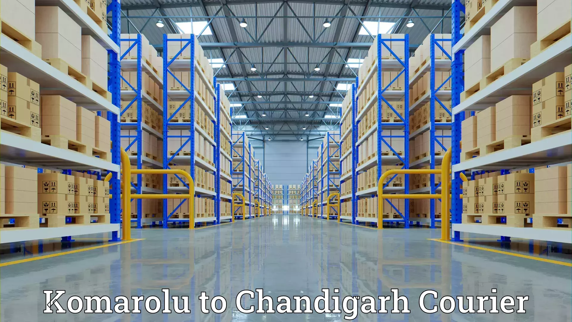 Furniture moving service Komarolu to Chandigarh