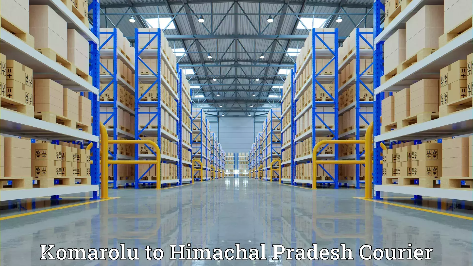 Long-distance moving services Komarolu to Himachal Pradesh