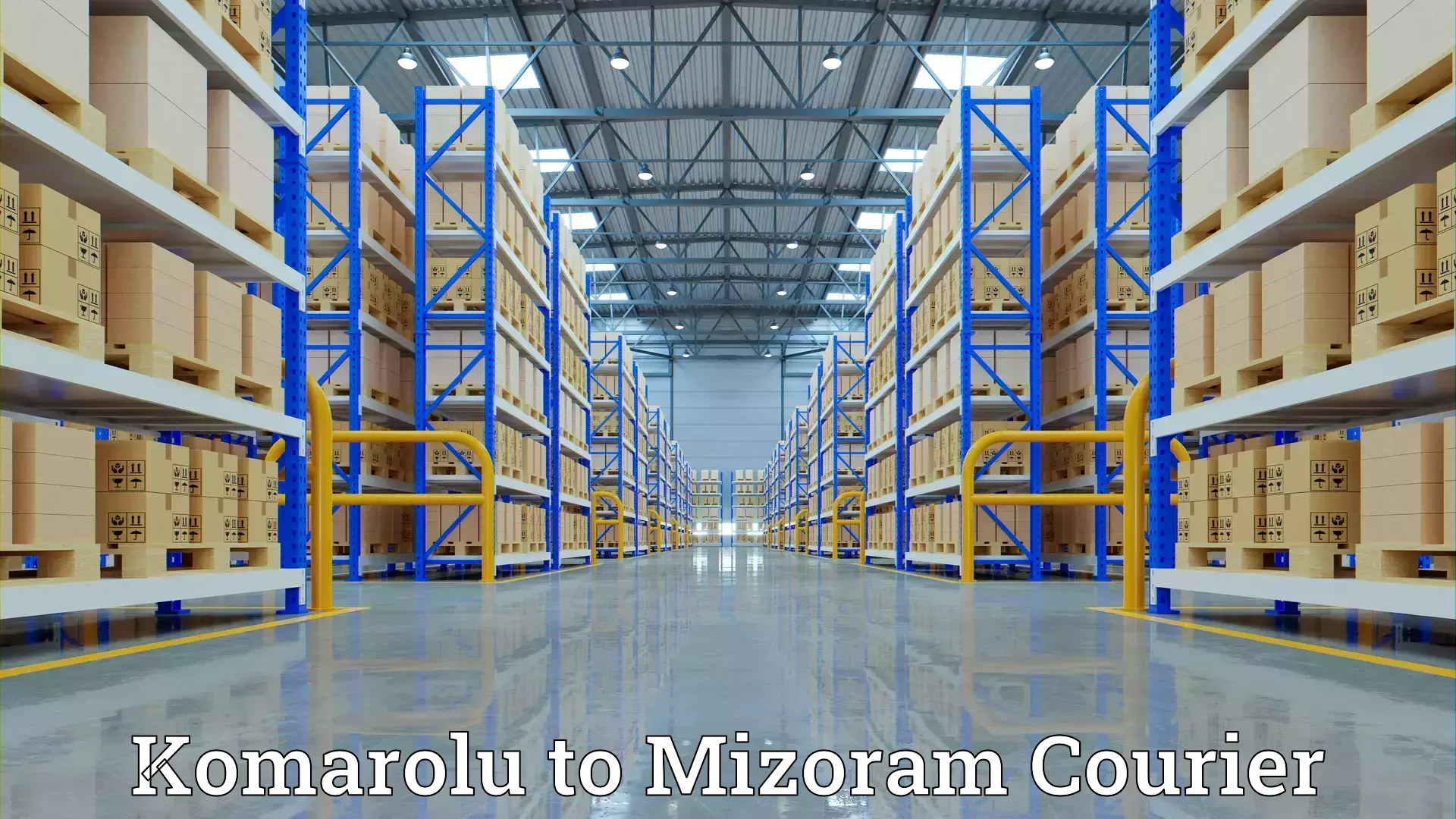 Home relocation services Komarolu to Mizoram