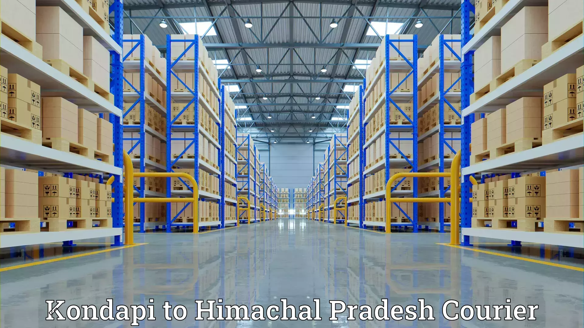 Comprehensive furniture moving Kondapi to Hamirpur Himachal