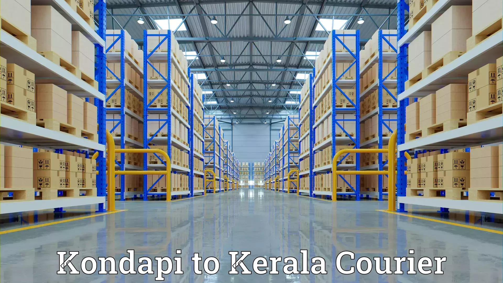 Packing and moving services Kondapi to Nedumangad