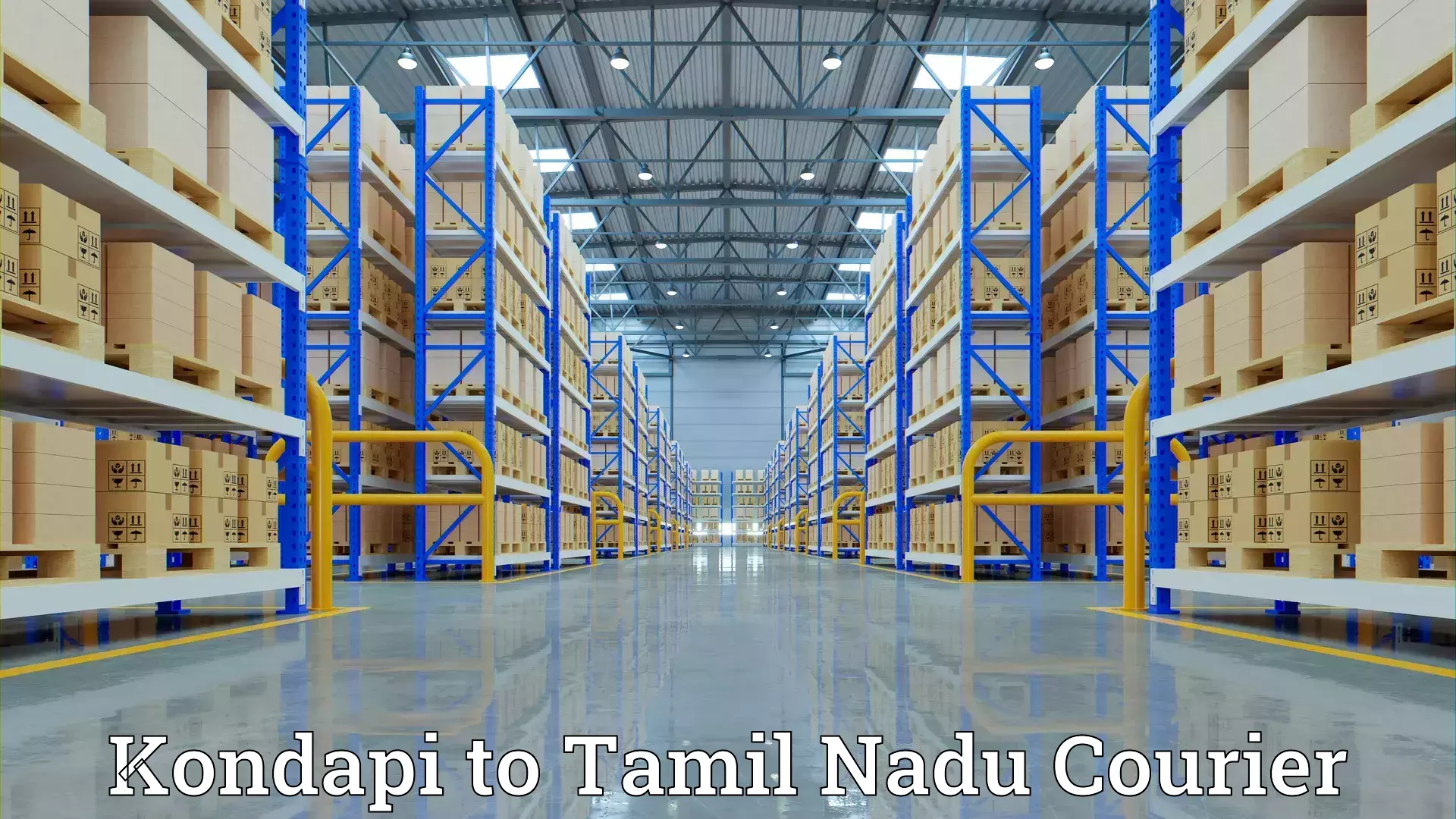 Cost-effective moving options Kondapi to Dindigul