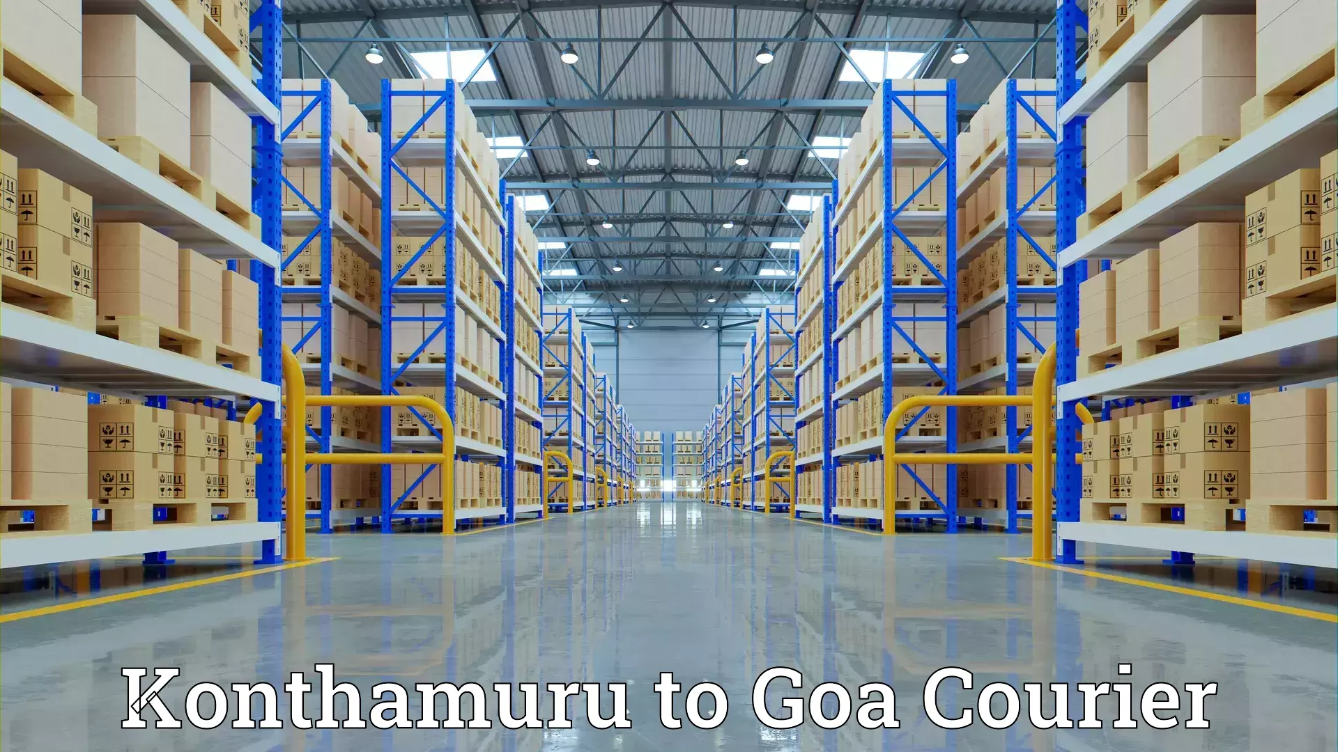 Affordable moving services in Konthamuru to Goa