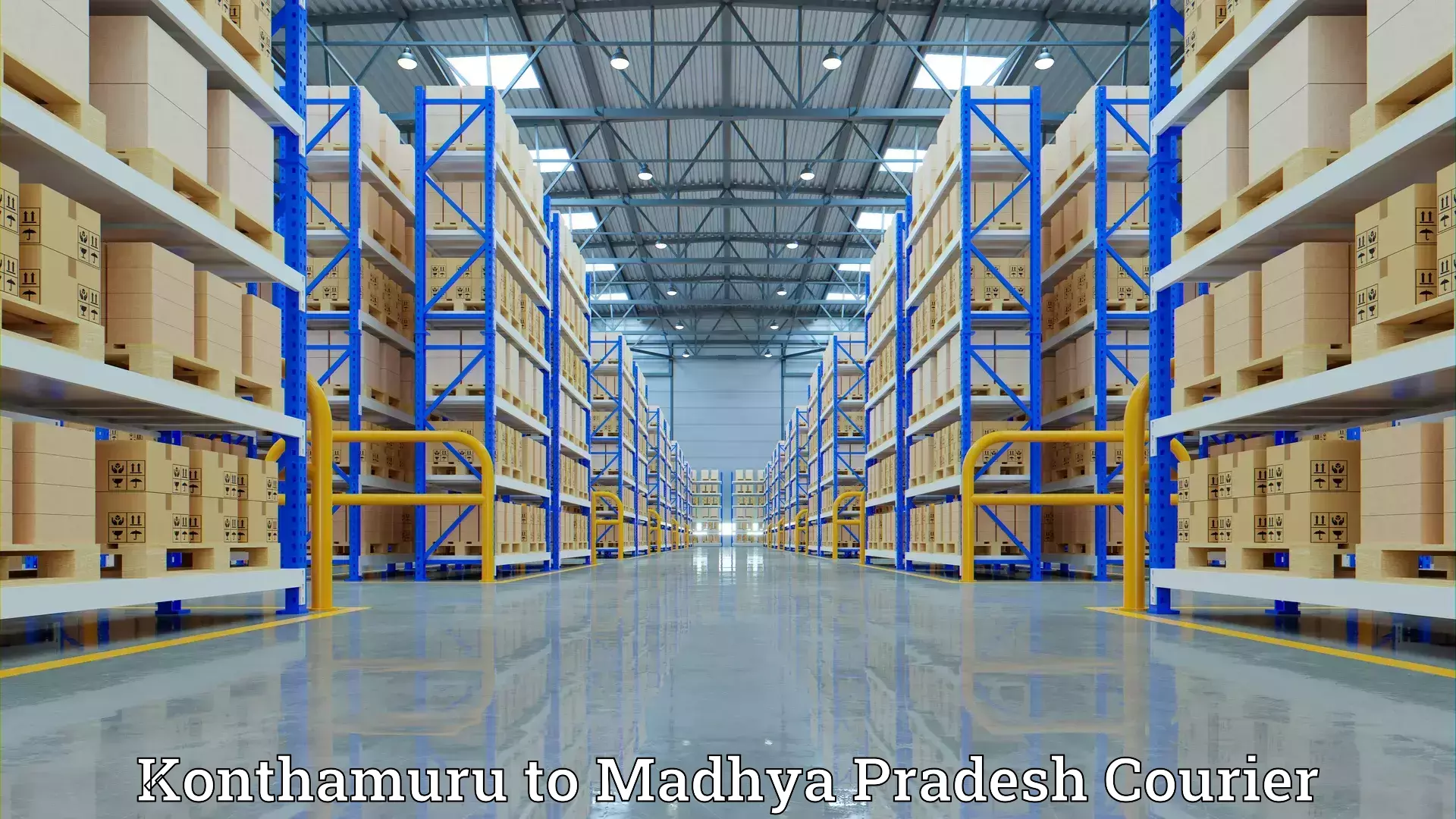 Efficient household movers Konthamuru to Khandwa