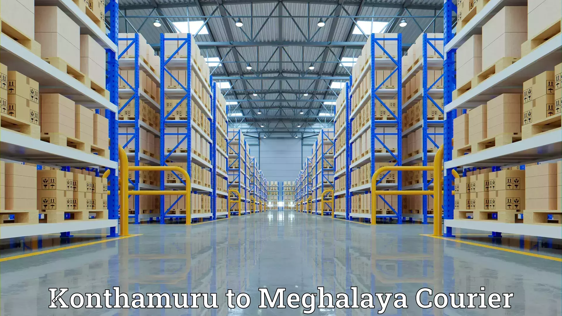 Affordable moving solutions Konthamuru to Meghalaya